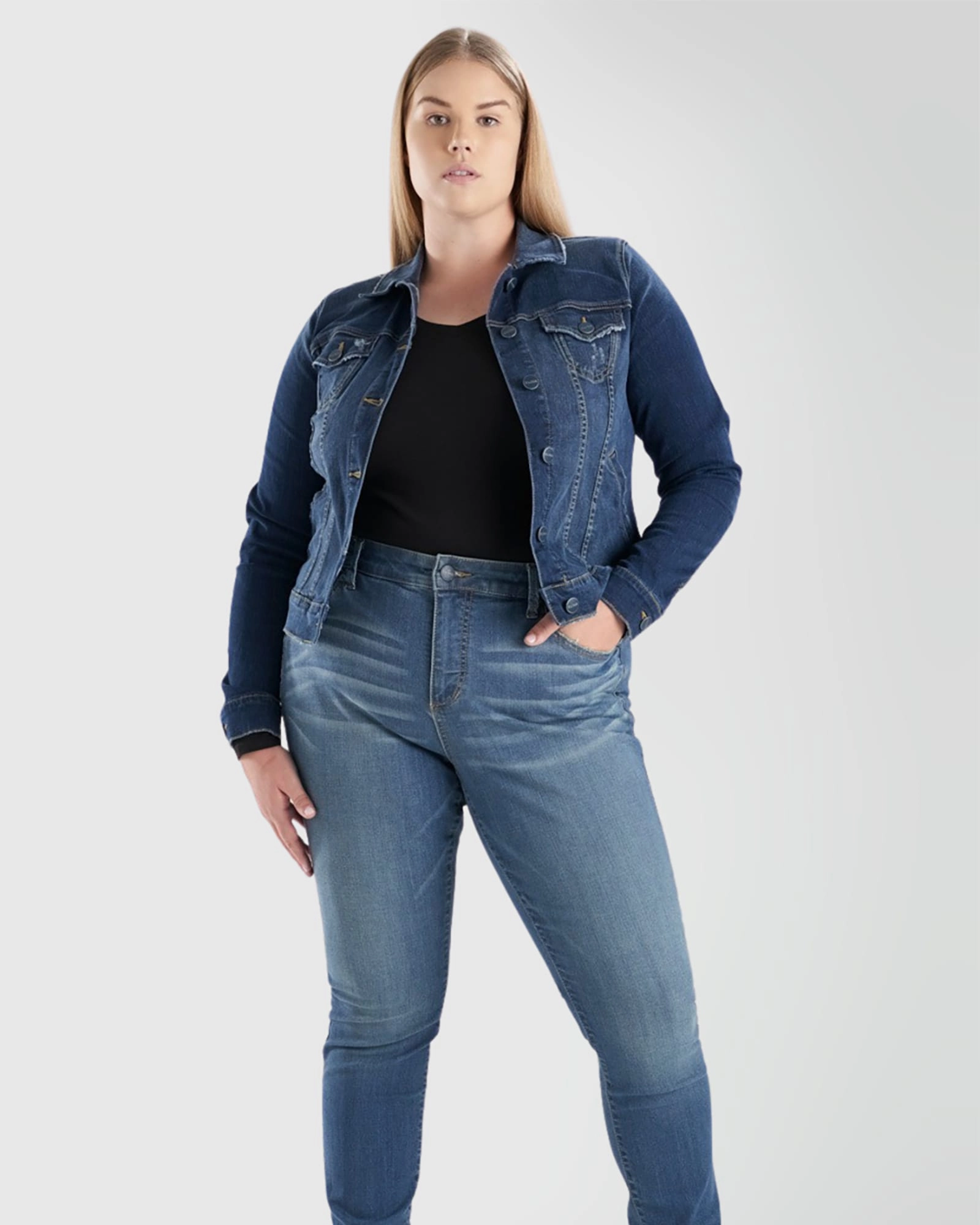 Violet High-Rise Skinny Jean | KINLEY Office Casual