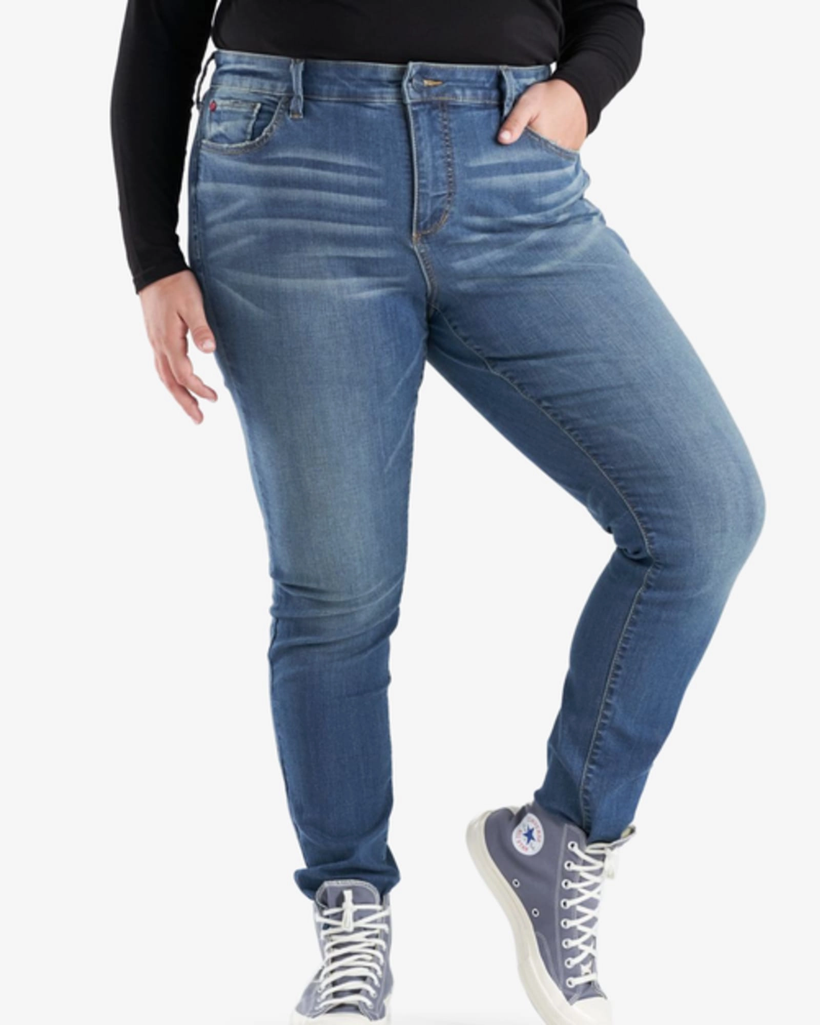 Daily Essential Violet High-Rise Skinny Jean | KINLEY