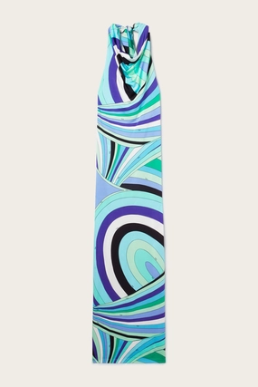 summer look Walk Grace Iride Print Long Dress