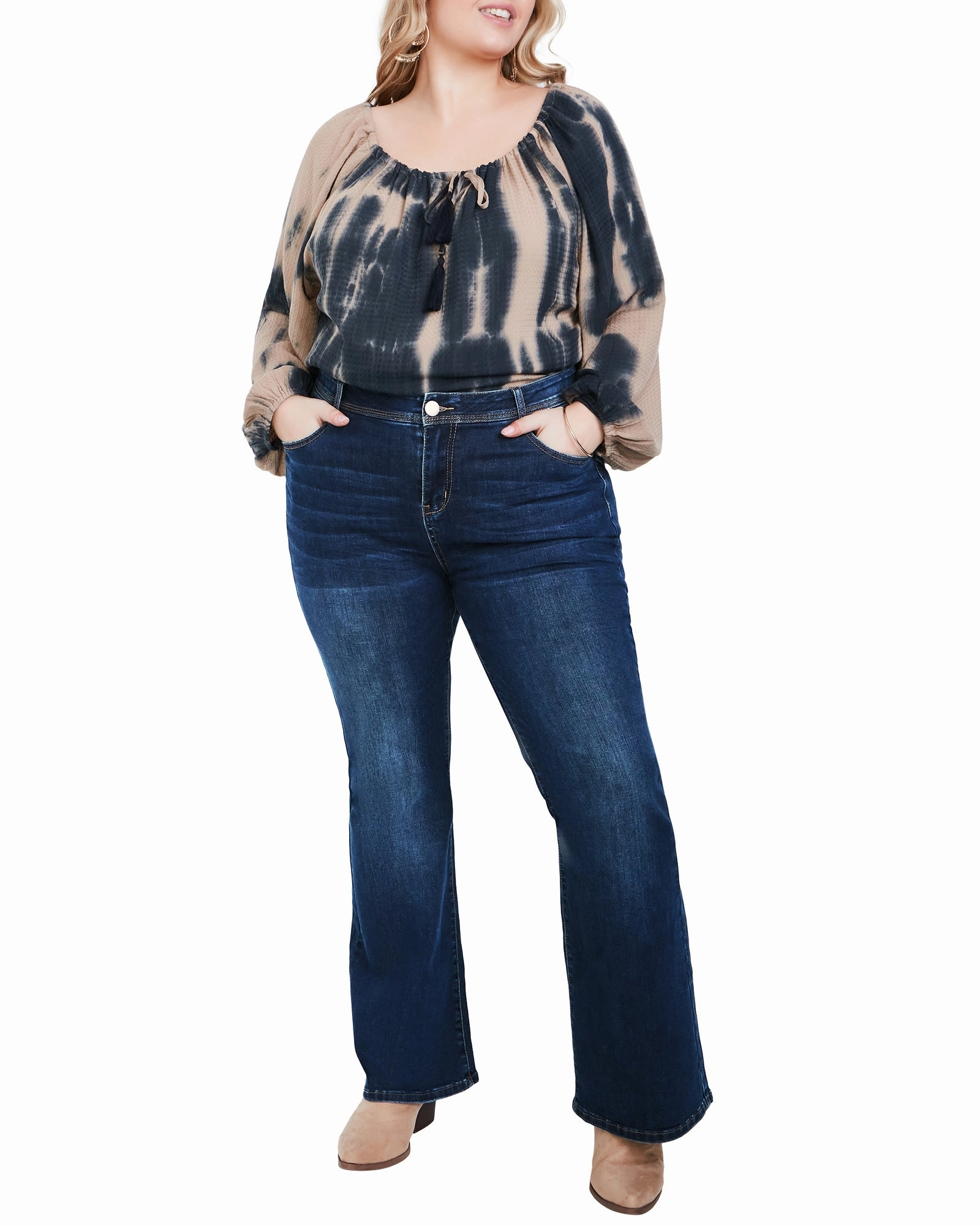 Jean Avery Flare | Dark Wash Modern Straight Leg