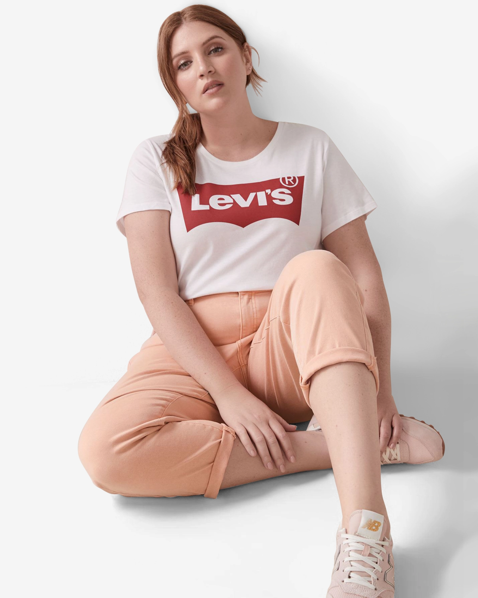 High Durability Thread Jessie Cropped Jeans | Peach