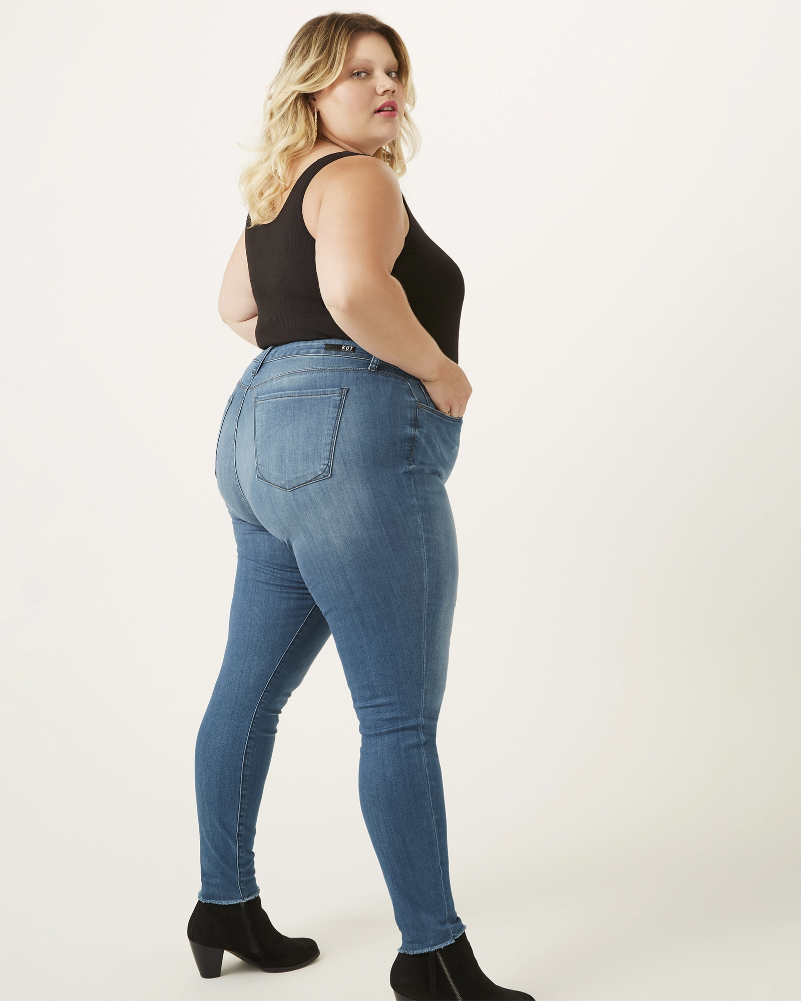 Joan High Rise Ankle Skinny Jeans | Light Wash Urban Explorer Picnic Style Unisex Fashion