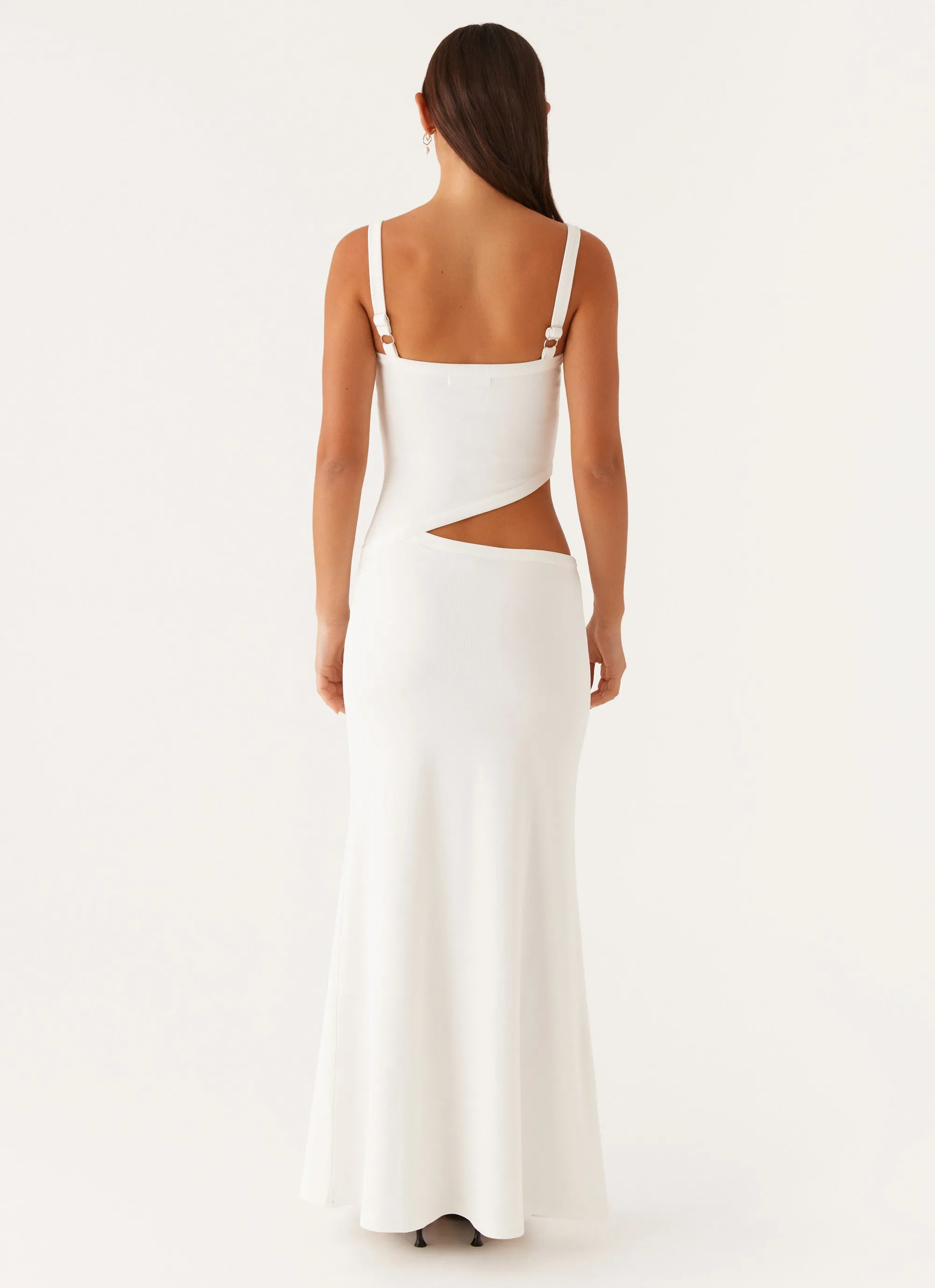 Casual Feel Classic Tailoring Jocelyn Maxi Dress - White