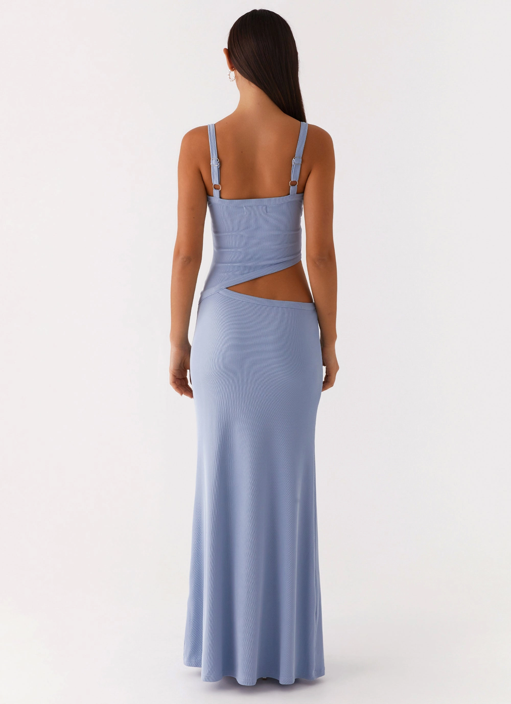 Pop Texture Practical-Style Jocelyn Maxi Dress - Blue