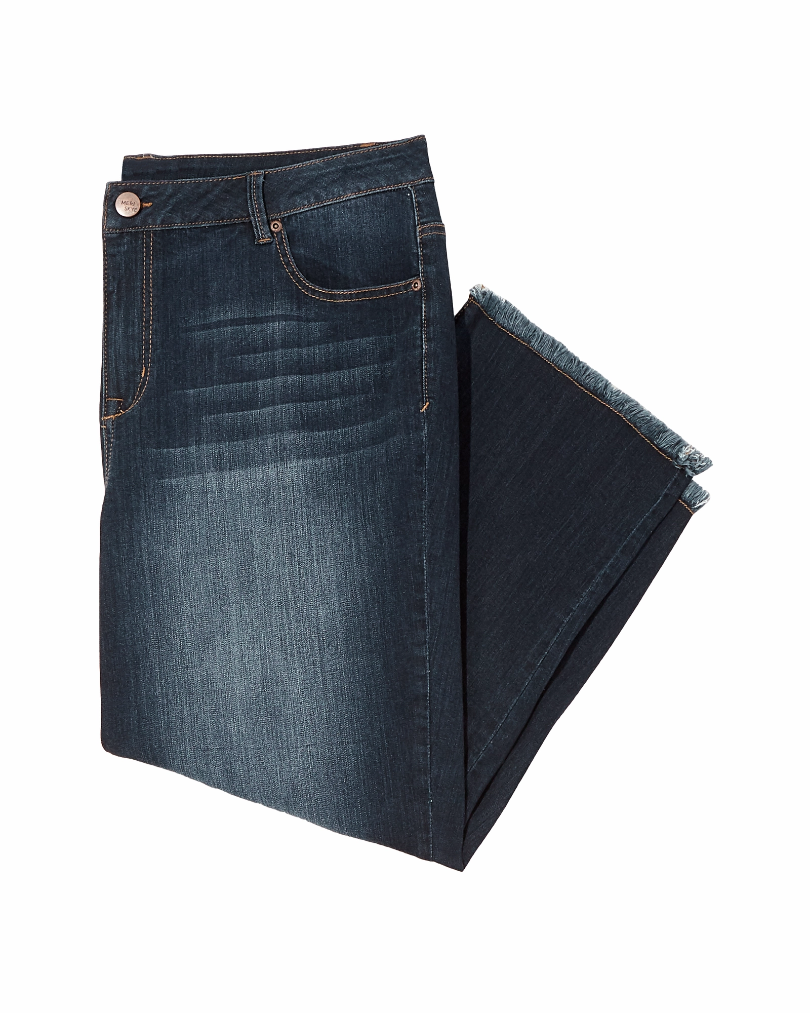 Jodie Cropped Straight Leg Jean | Dark Wash Work Ready Neutral Fit and Comfort