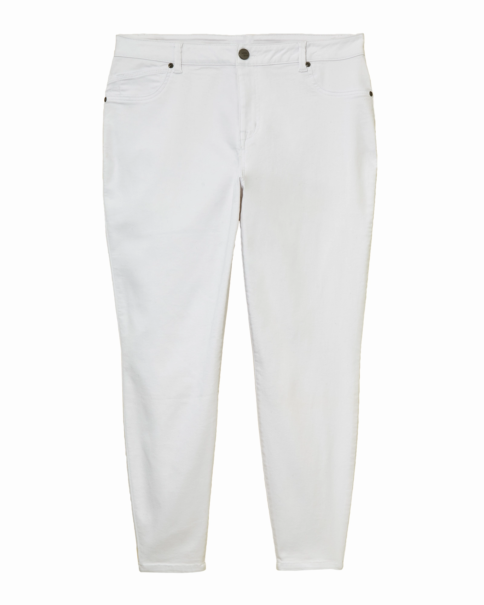 Judge Ankle Jean | White Smart Look