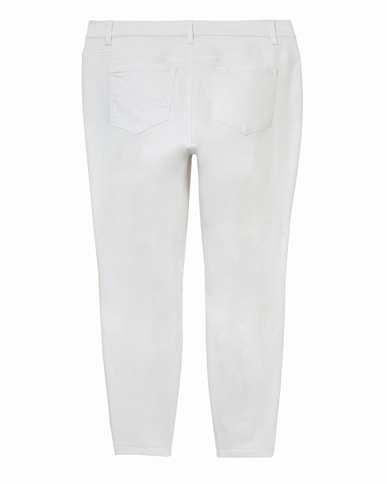 Judge Ankle Jean | White Sandblasted Details Core Layer