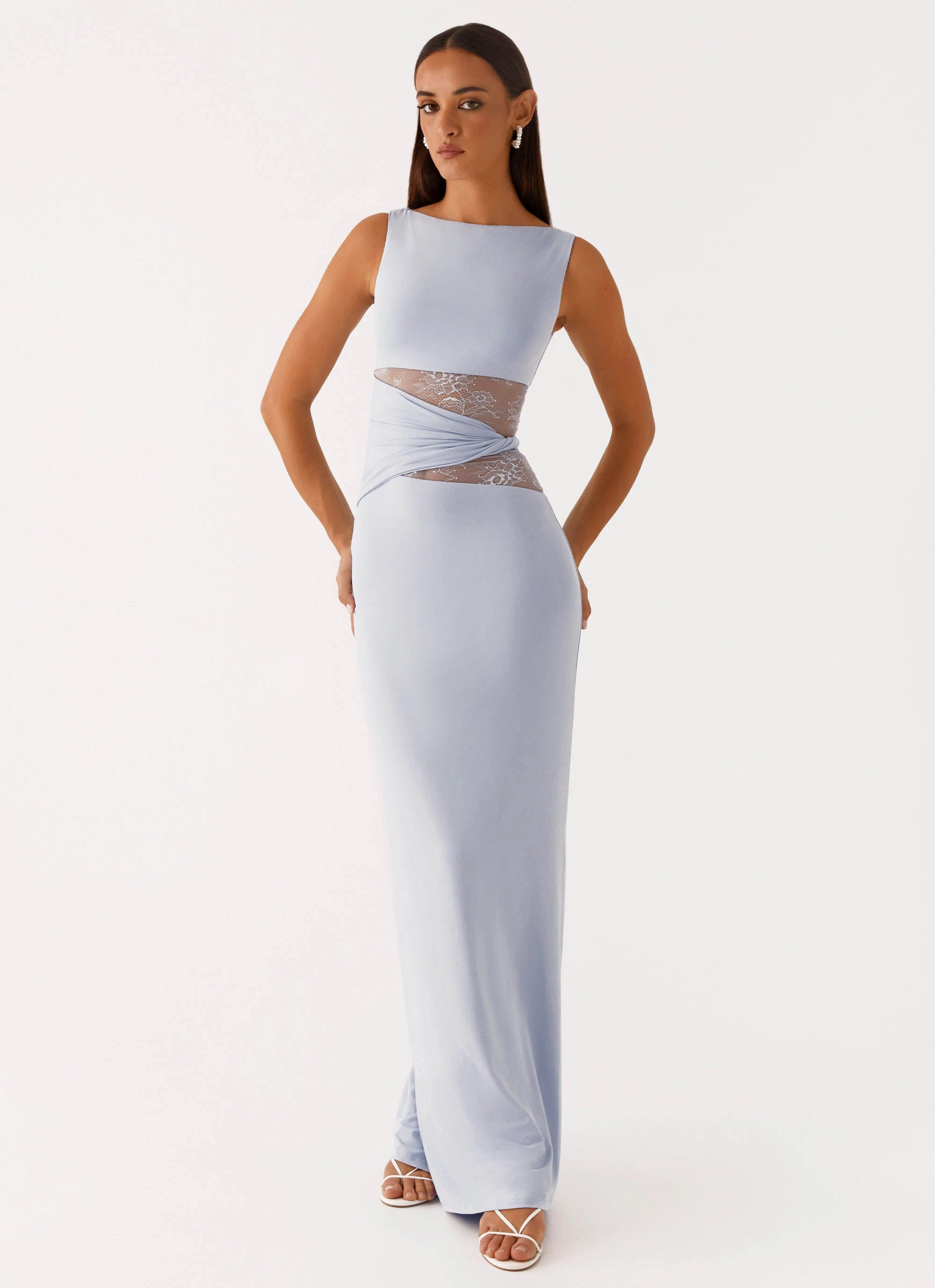 Karma Maxi Dress - Blue Aura Glow