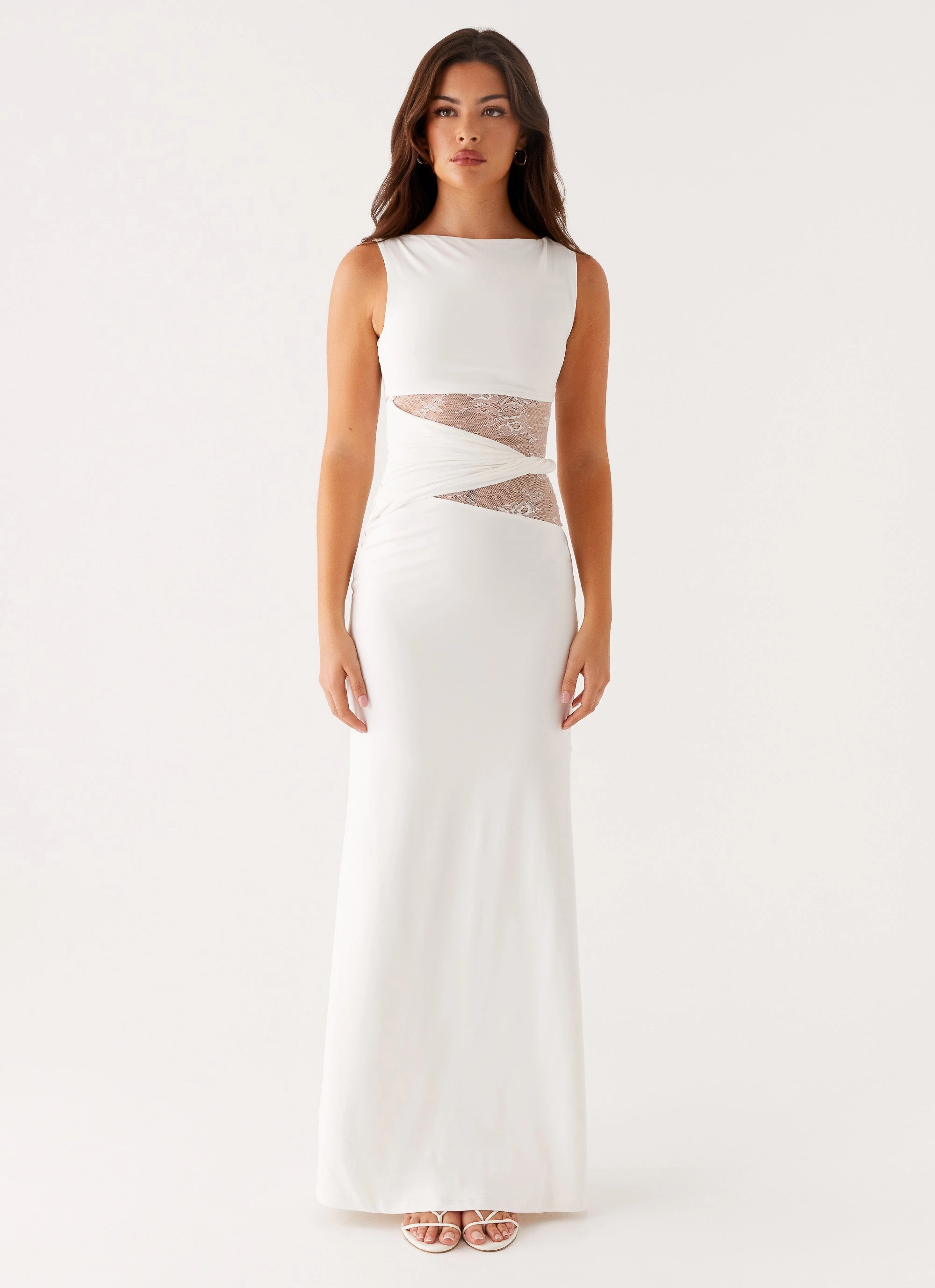 Live Soft Karma Maxi Dress - White