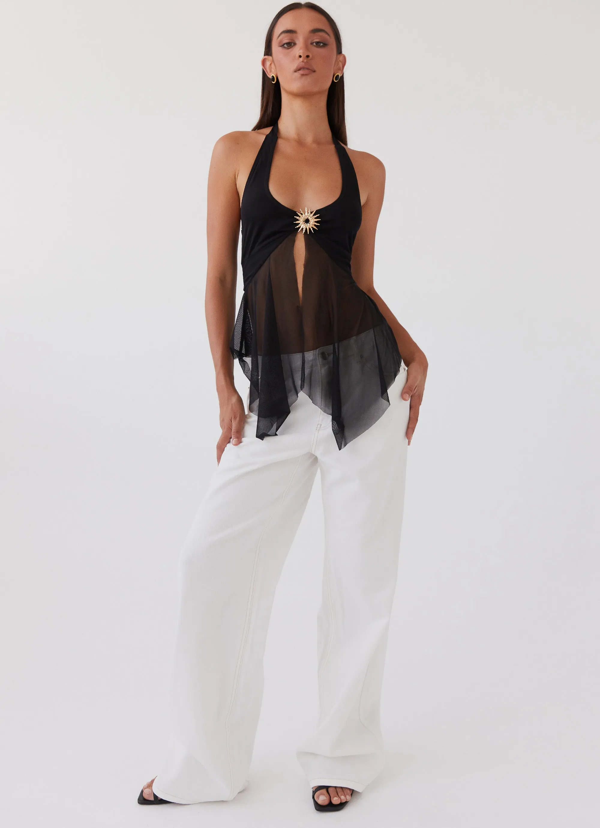 Keanna Low Rise Denim Jeans - Ivory Brunch Outfit Casual