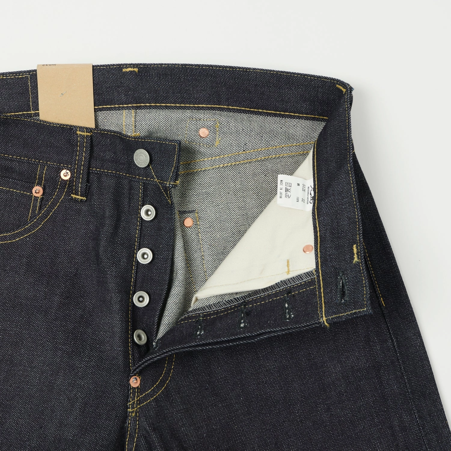 Kojima Genes RNB-1050M 18oz Jeans - Raw Brunch Outfit Summer Vibes Versatile Sustainable Dye Methods