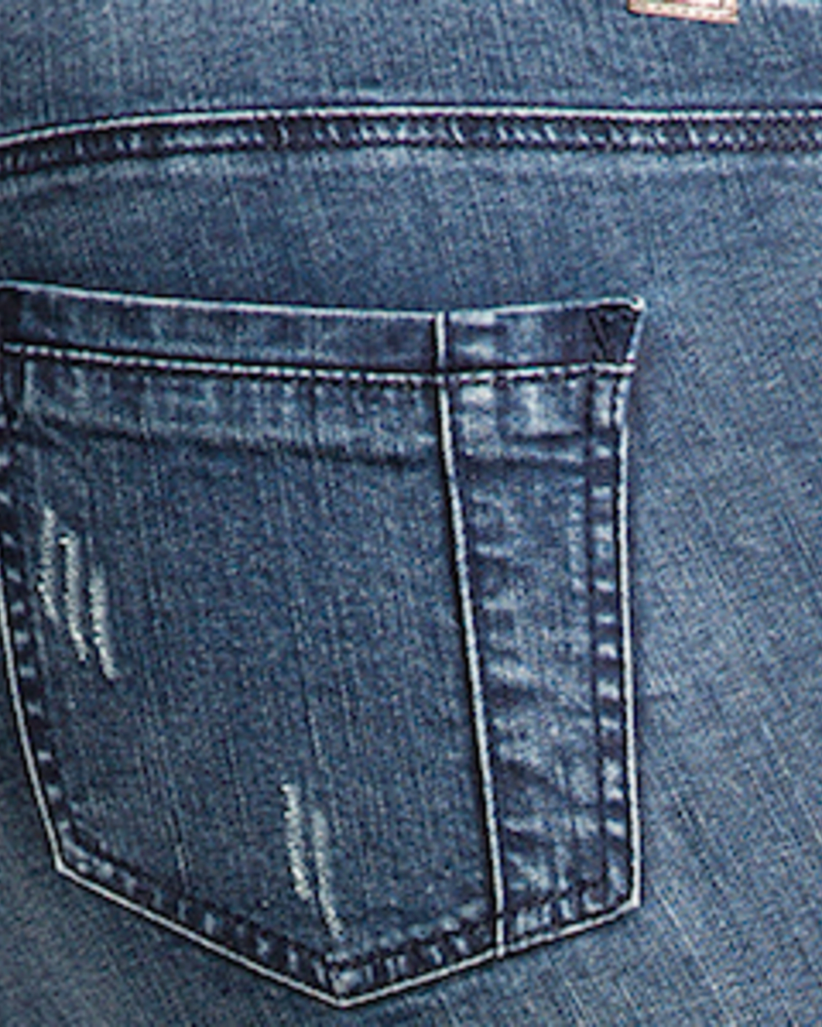 All Season Fabric Weight Lacey Midrise Flare Jeans | Blue Scatter