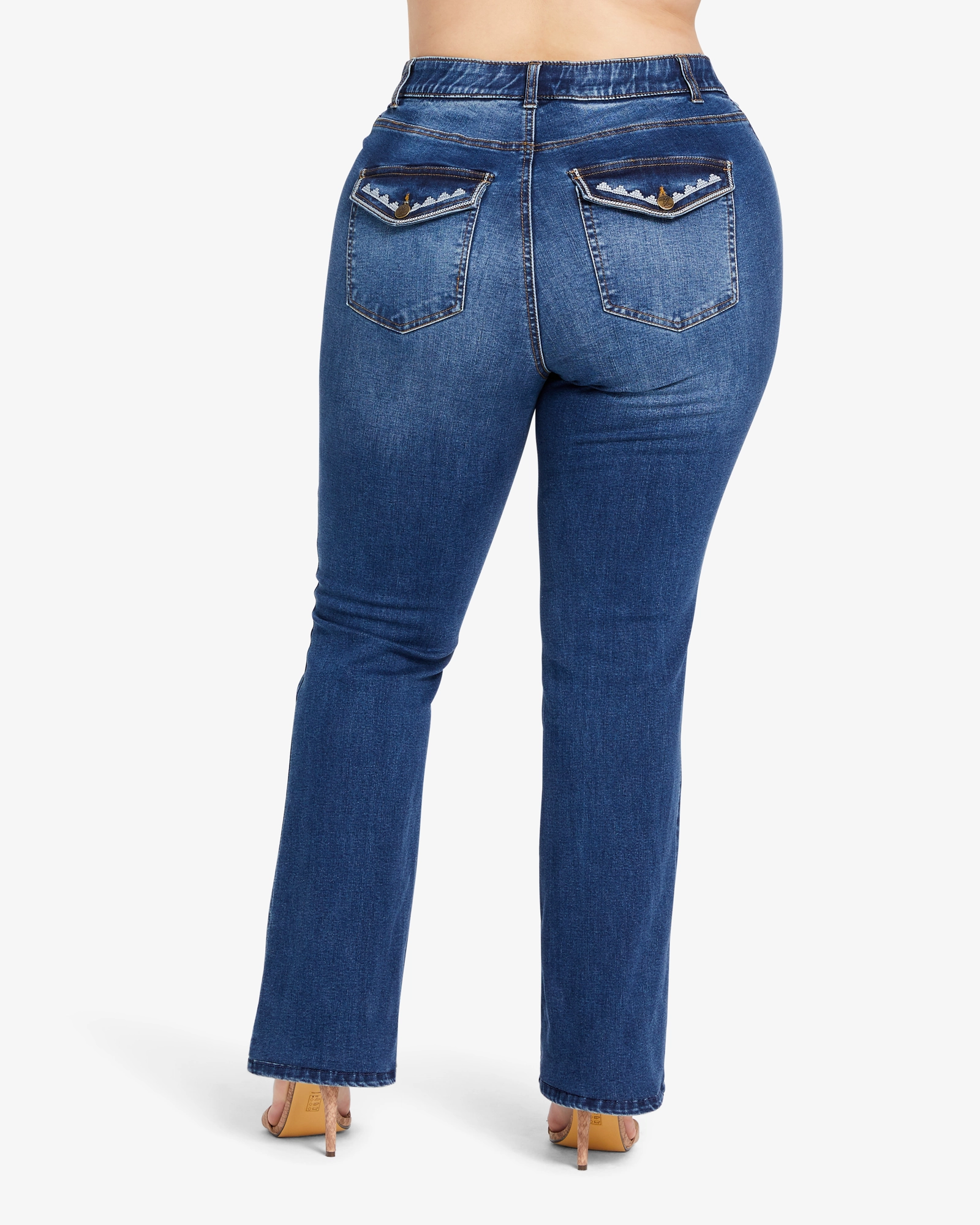 Ready to Wear Modern Cut Greenwood Bootcut Jean | Medium Wash