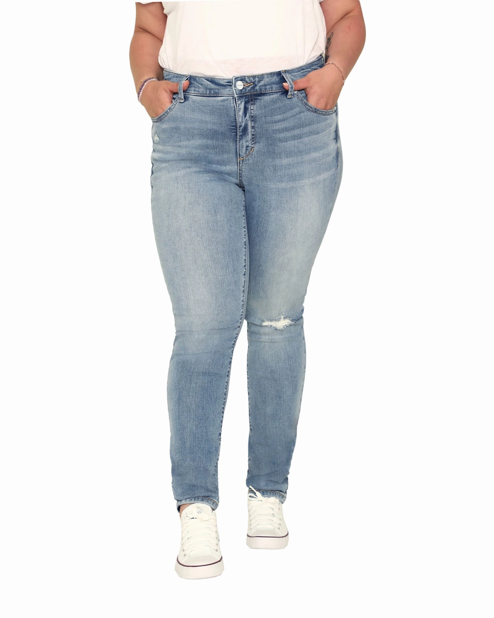 High Rise Skinny in Nia | NIA Party Look Couple Look Earthy Core Fit