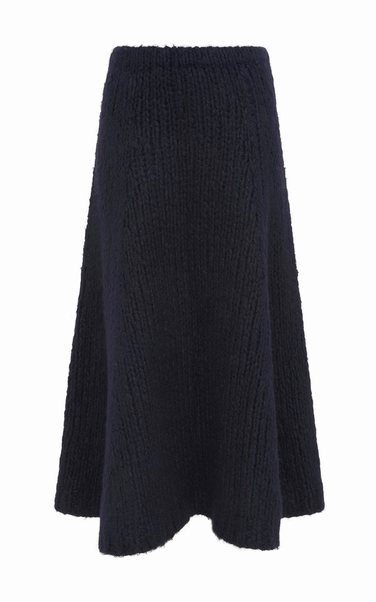 Peres Knit Midi Skirt in Dip Dye Sky Blue Welfat Cashmere Light Cover Just Right
