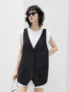 Layered Sleeveless Dress Timeless Shape