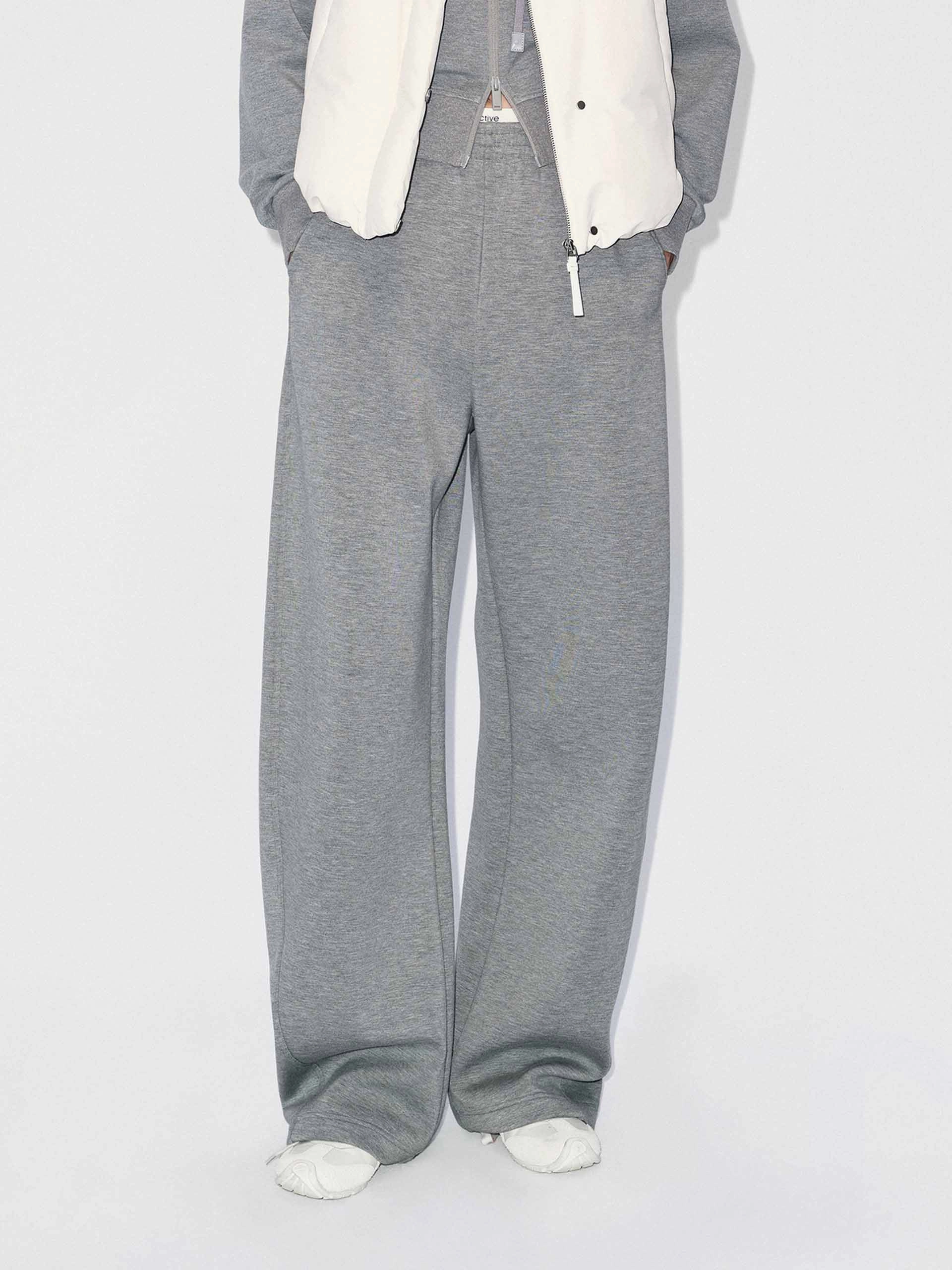 Layered Waistband Barrel Pants Simple Cut Breathable Comfort Design