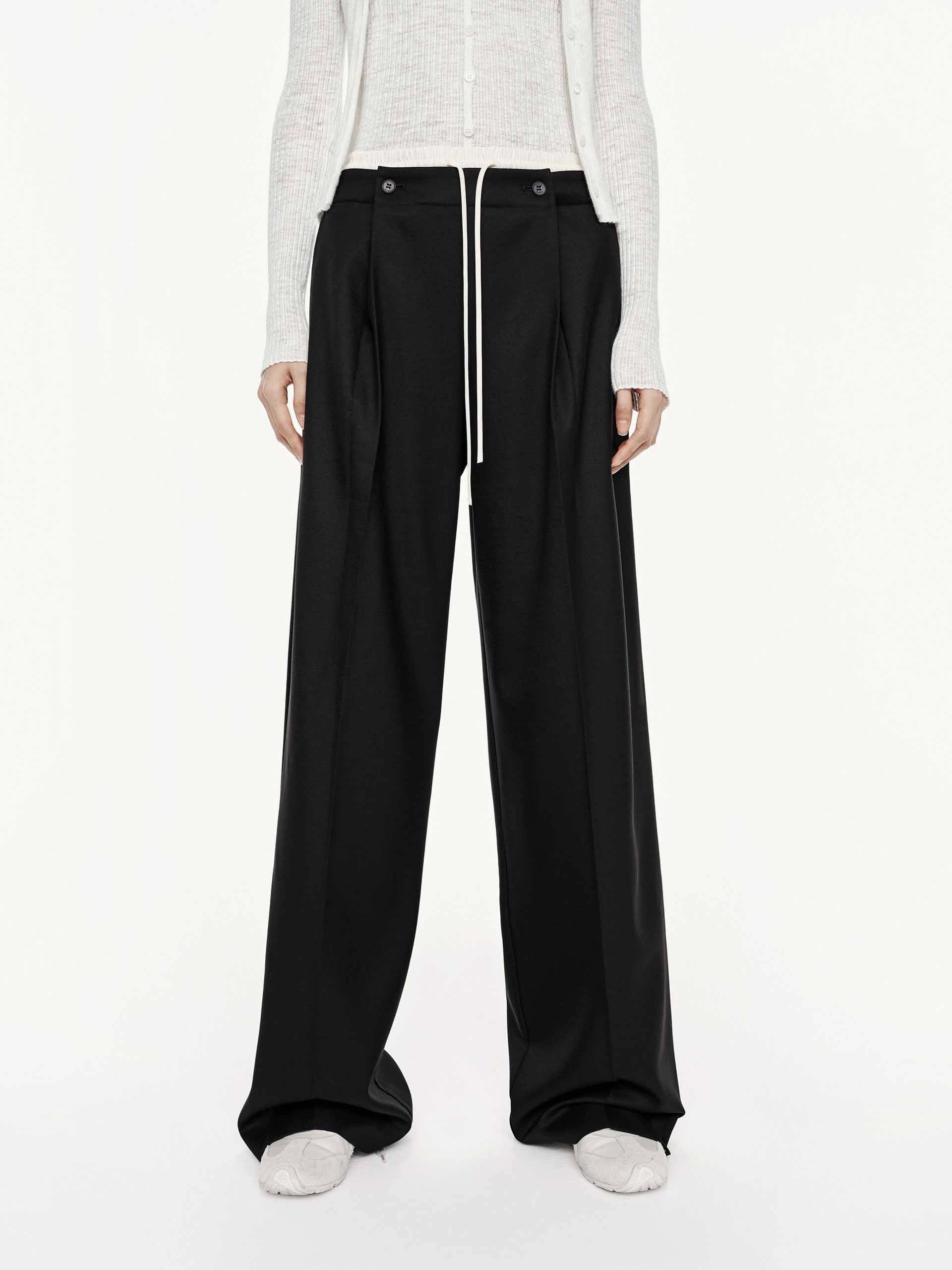 Layered Waistband Trousers ThermalRegulatingLining