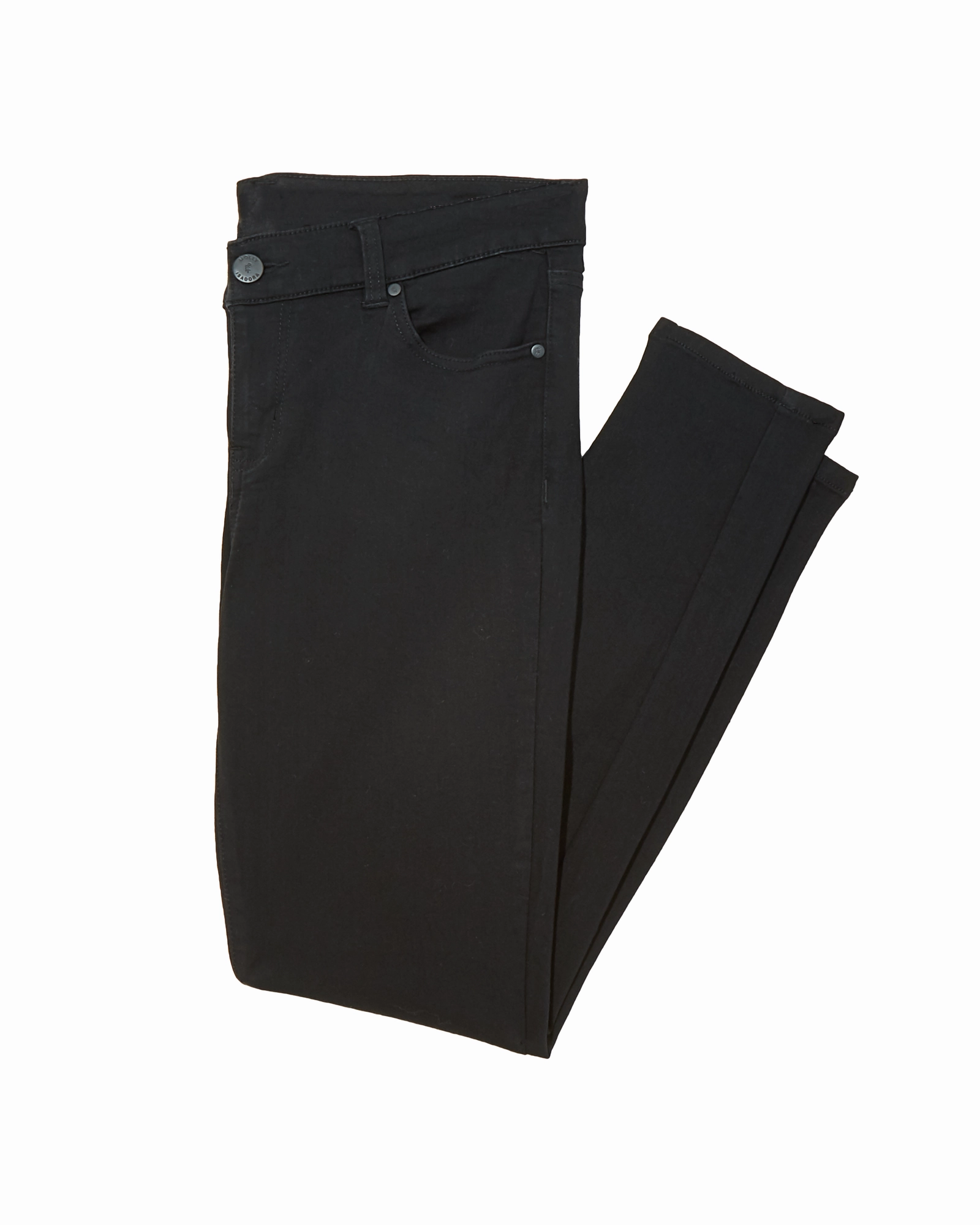 Circular Knit Construction Lera Skinny Jean | Black