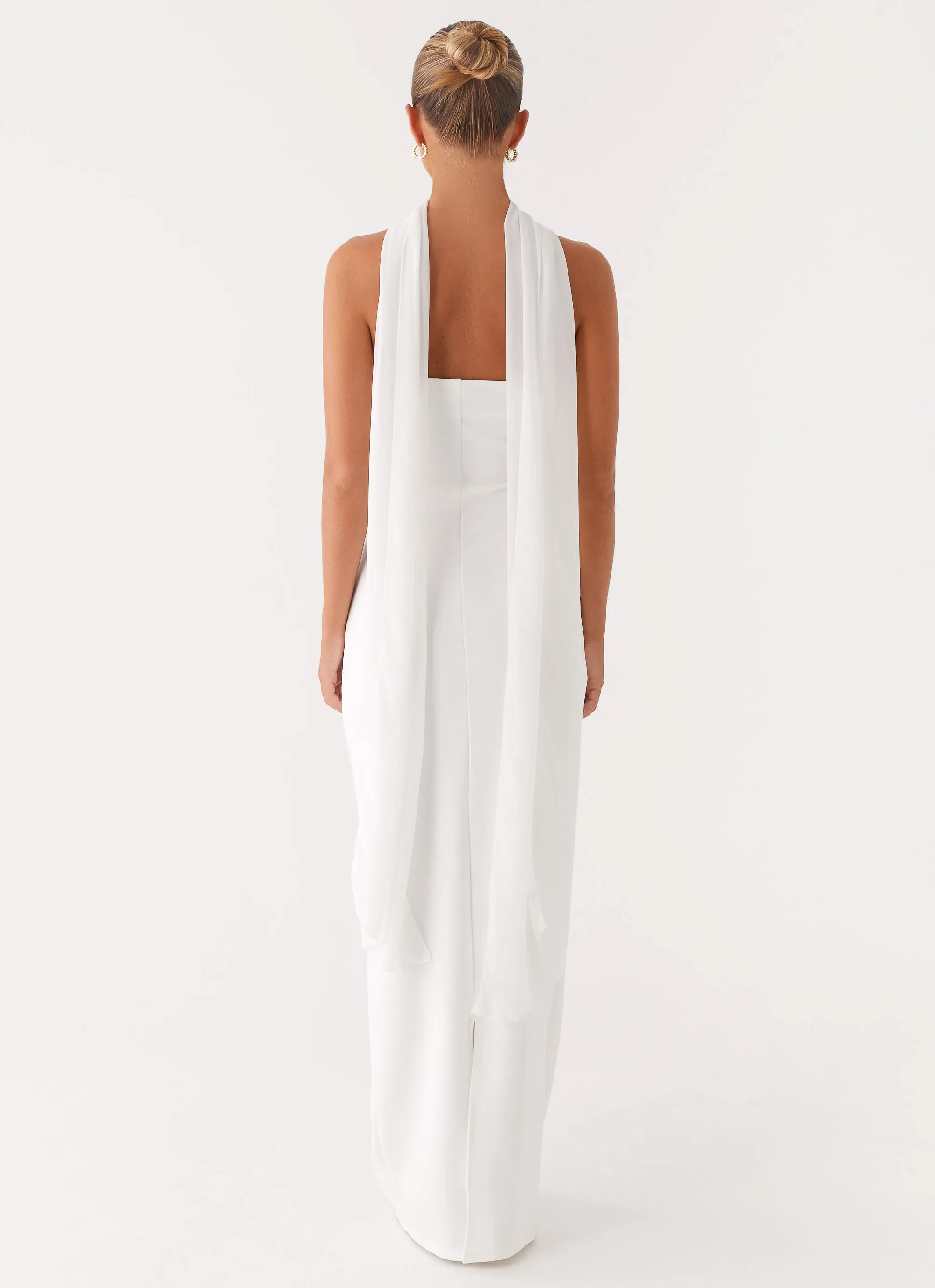 Libra Maxi Dress - White Daily Comfort
