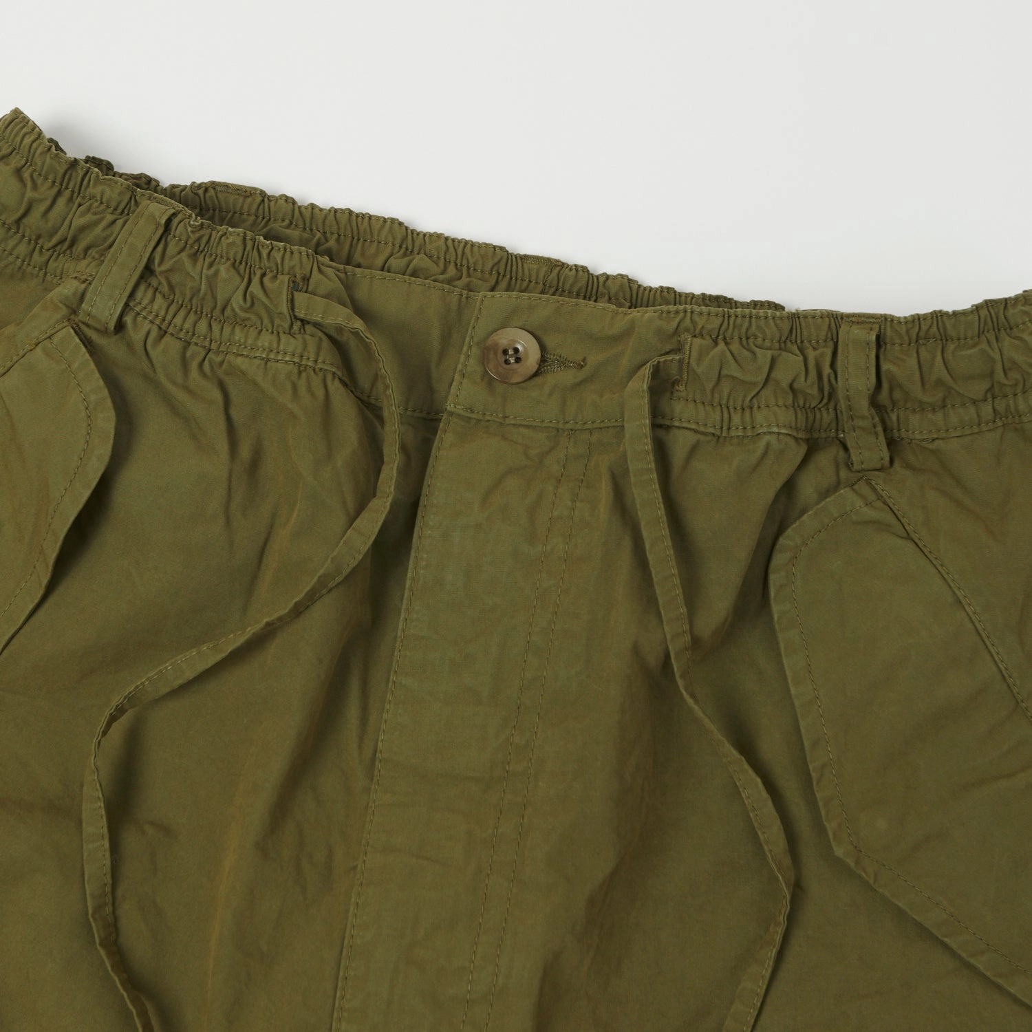 Fastening Closure Retro Style East Harbour Surplus 'Idaho 301' Shorts - Green
