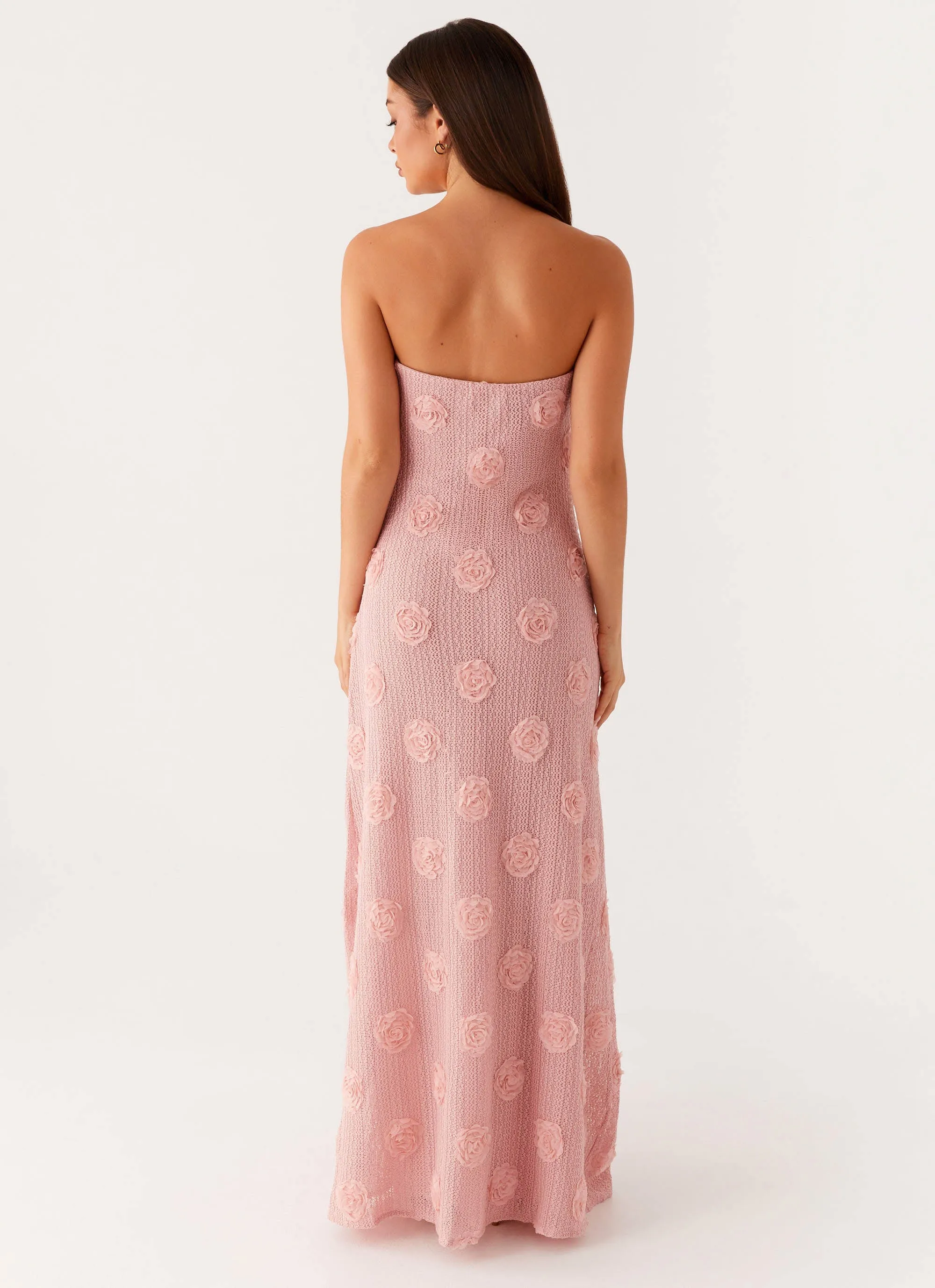 Holly Maxi Dress - Pink Sophisticated cocktail dress Fresh Aesthetic