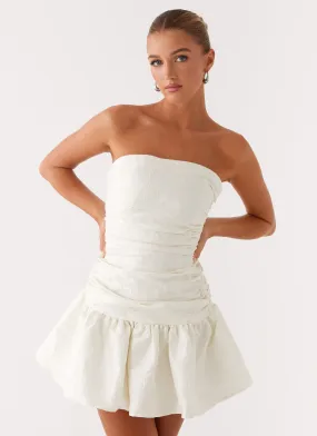 Ray Of Light Mini Dress - White Social Charm Harmonious Layers