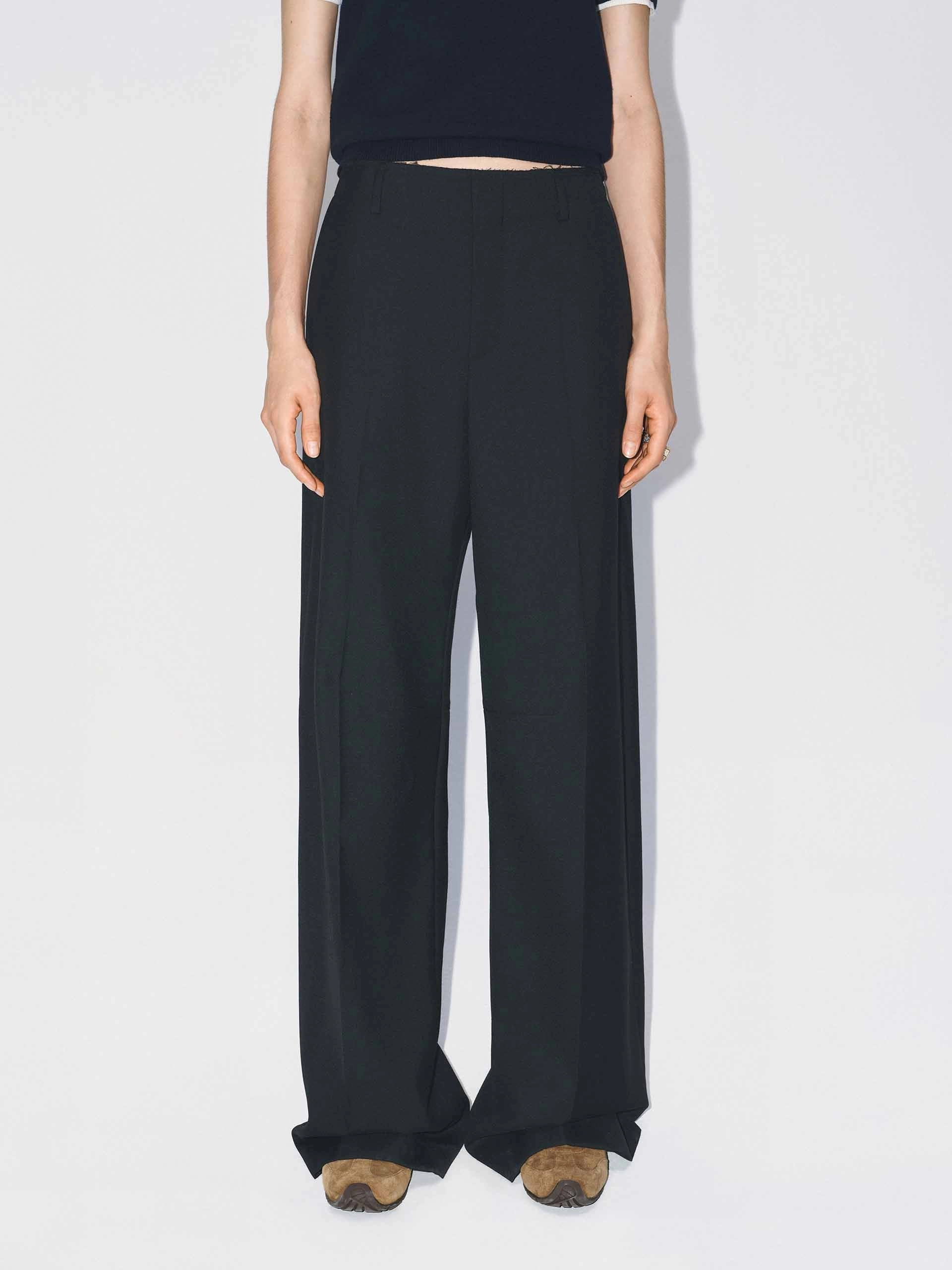 Comfort Wearable StretchWaistband Raw Waistband Detail Trousers