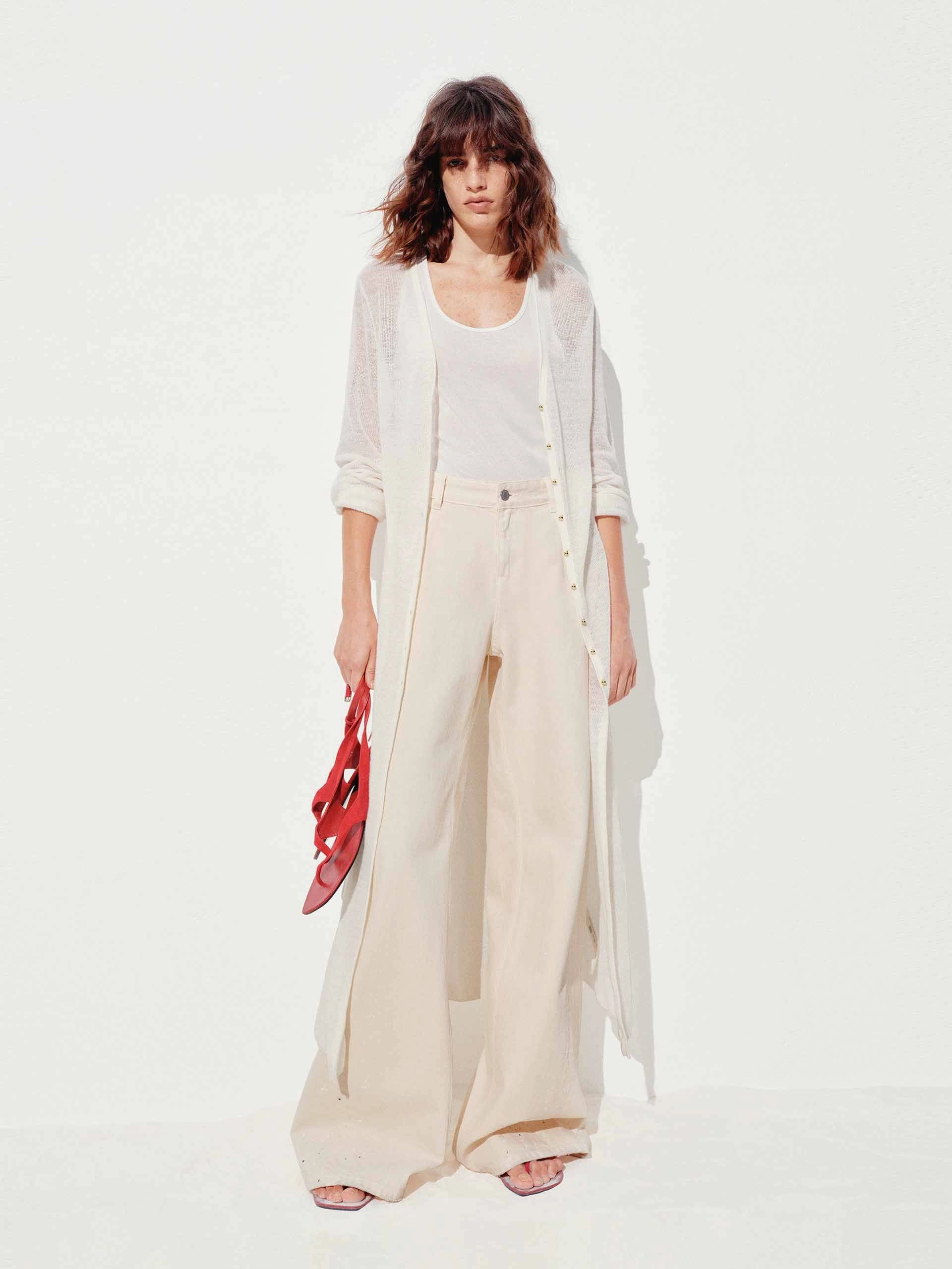 Circular Knit Sustainability Guide Lightweight Longline Knit Cardigan