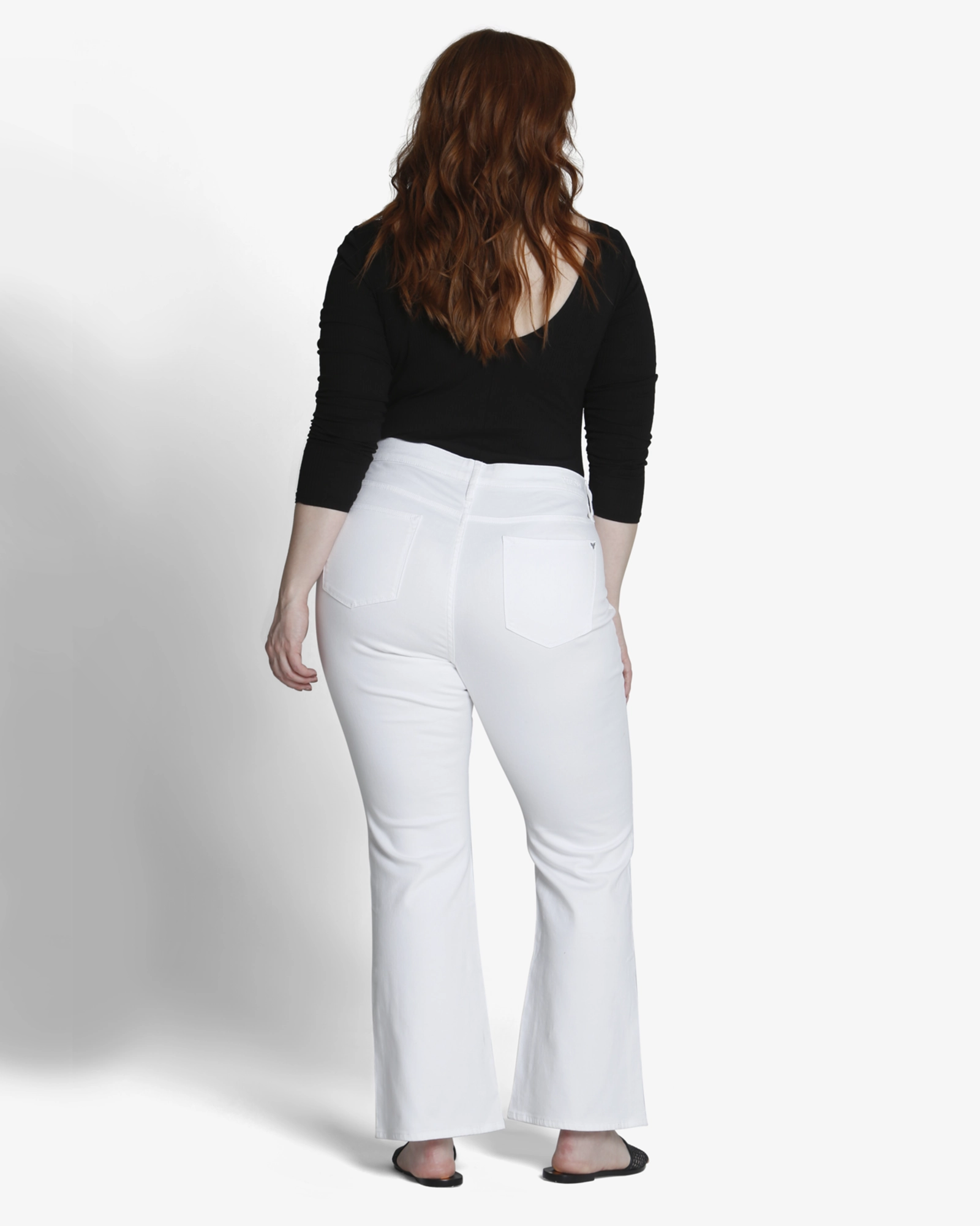 Nature Lover Gym Ready Music Event Ridgewood High-Rise Bootcut Jean | White / White