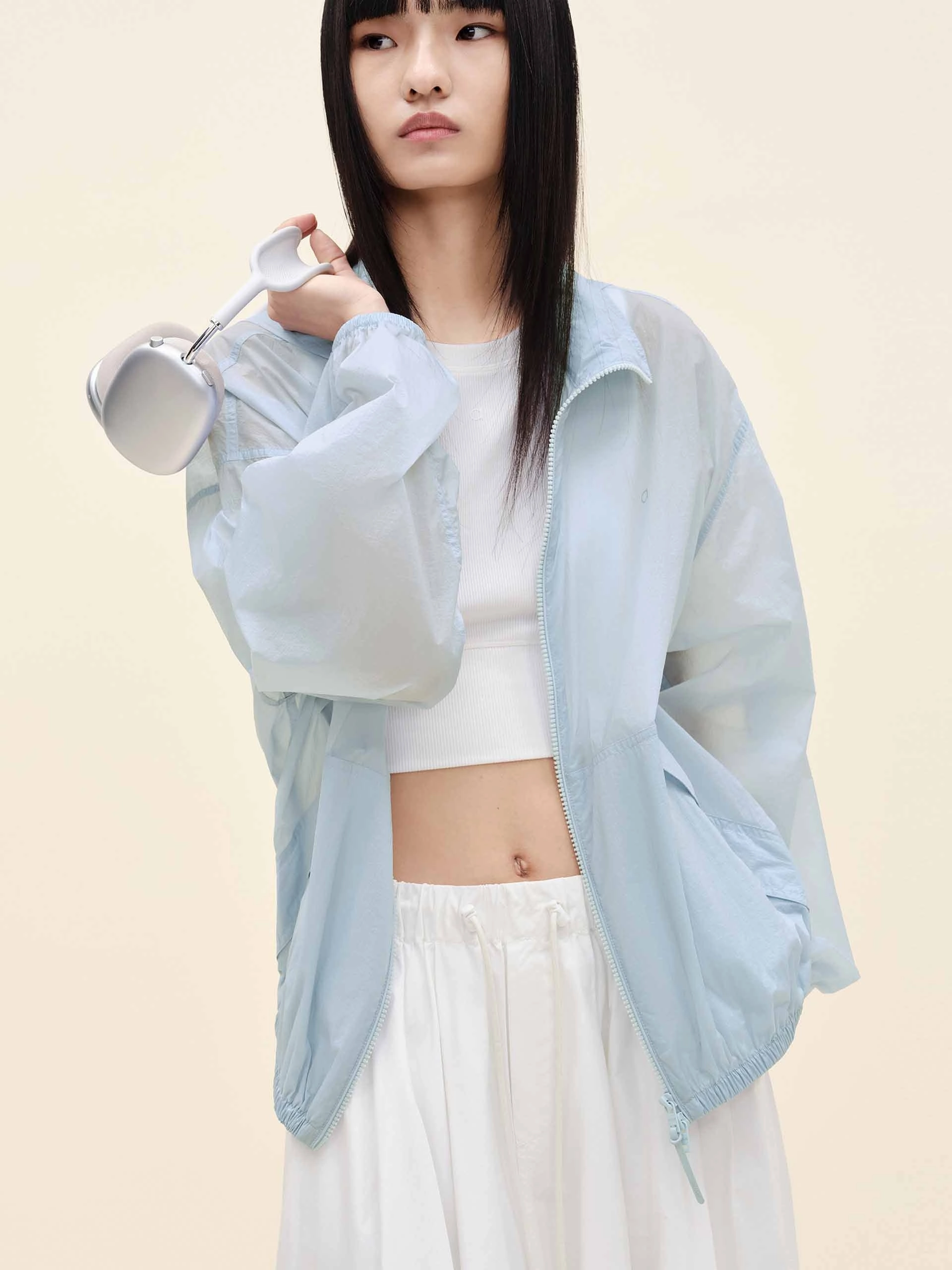 Midweight Option Eco Friendly Textile Lightweight Zipper Jacket