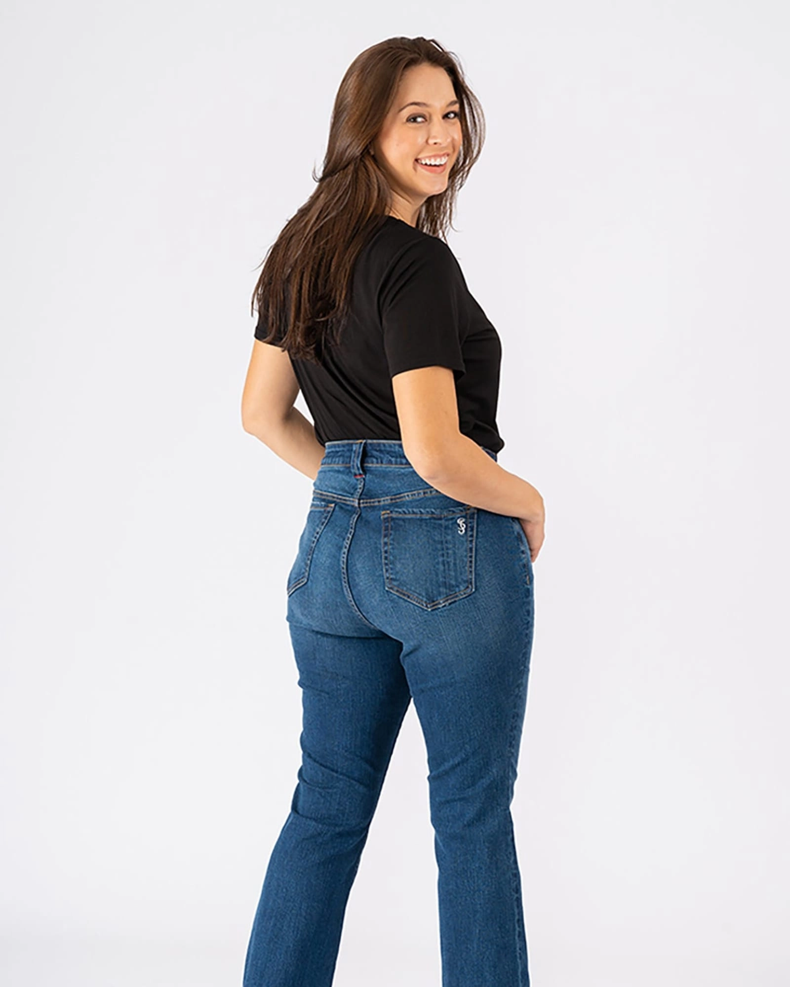Spring Mood Bold Look Clean Detail Lina High Rise Bootcut | Aubree