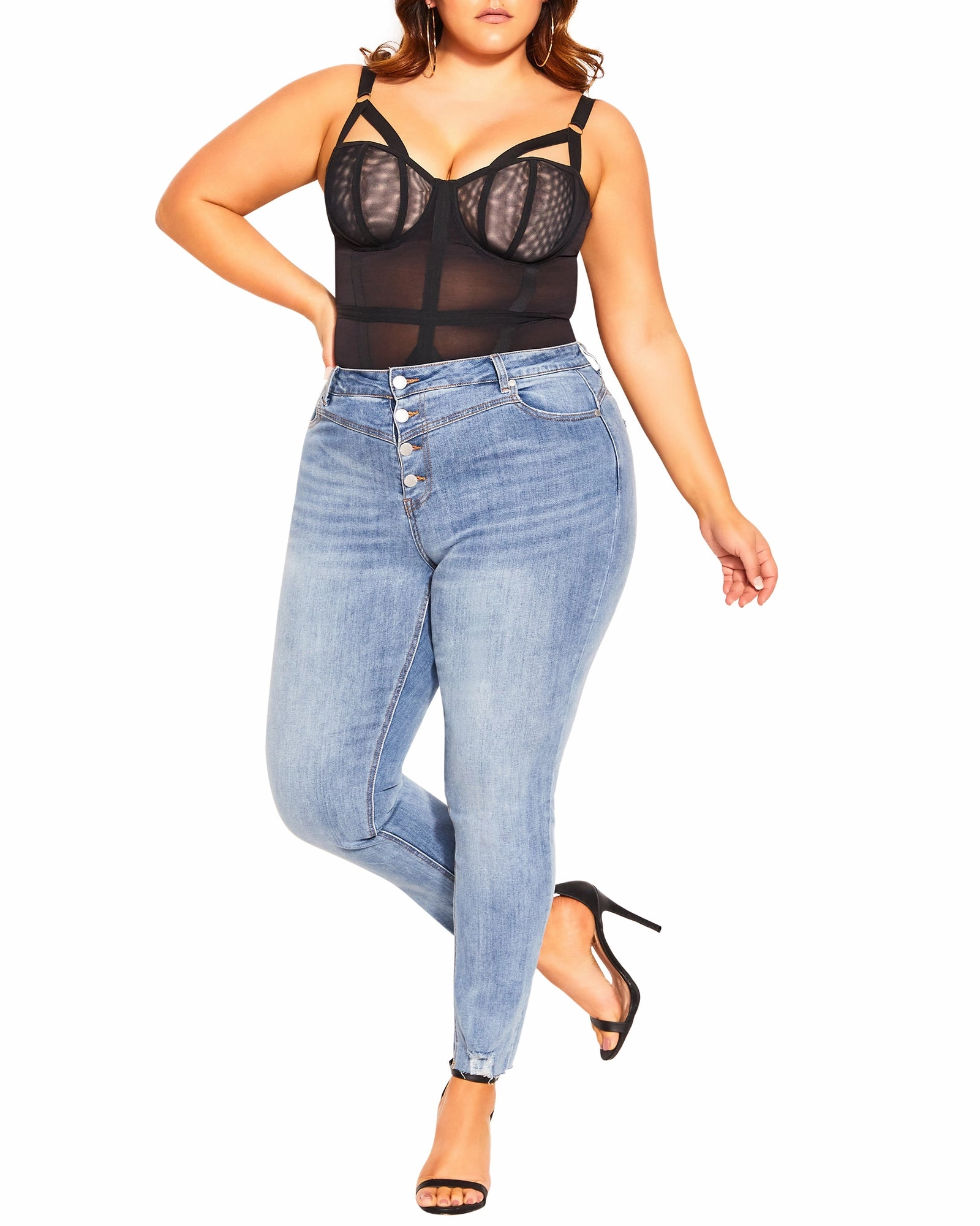 Fit For Daily Casual Essentials Lindsay Skinny Jeans | Light Wash