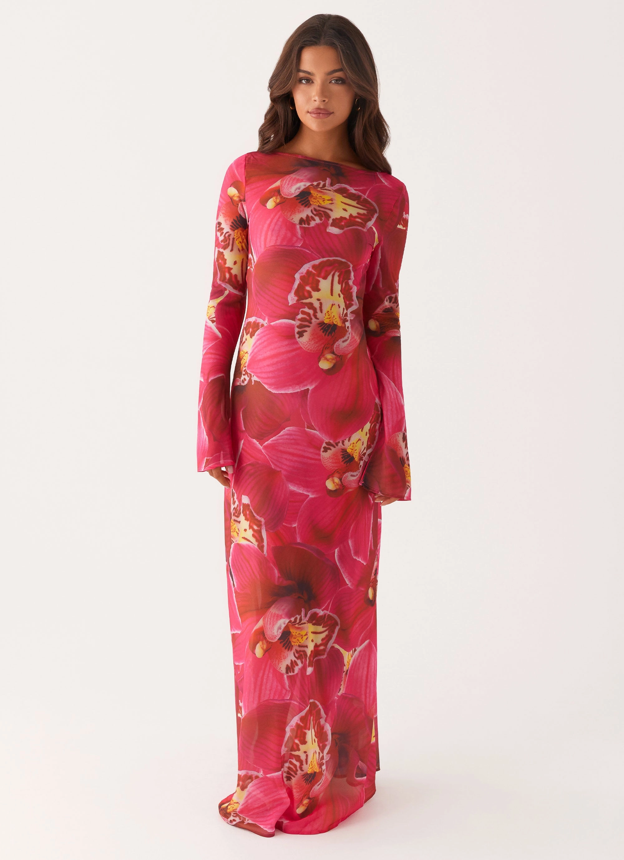 Movement Friendly Artistic Vibe Lorde Maxi Dress - Orchid Pink