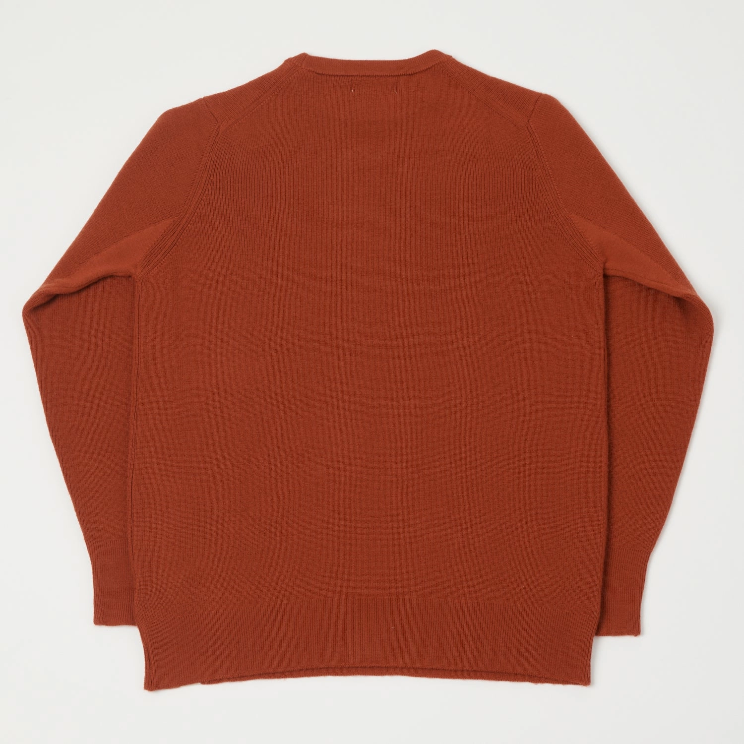 Neutral Tone Colorfast Guide Merz b. Schwanen 'Good Basics' Ribbed Merino Wool Pullover - Clay