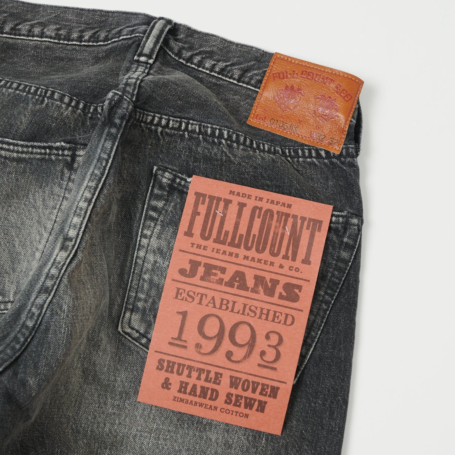 Youth Style Road Trip Outdoor Enthusiast Artist Vibe Travel Outfit Full Count 0105 13.7oz Wide Straight Jean - Black 'Splatter Dartford' Wash