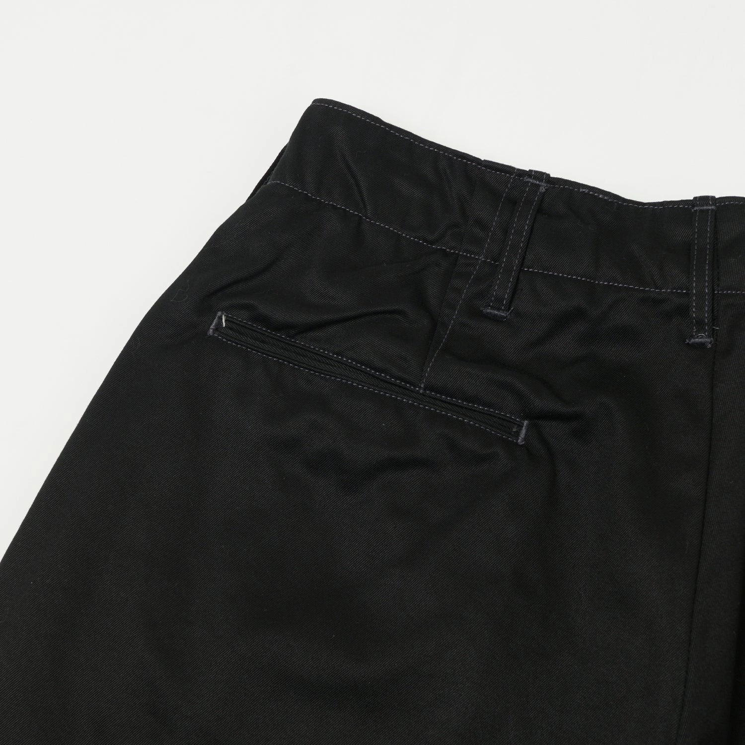Buzz Rickson's 1945 Chino Short - Black Travel Essential