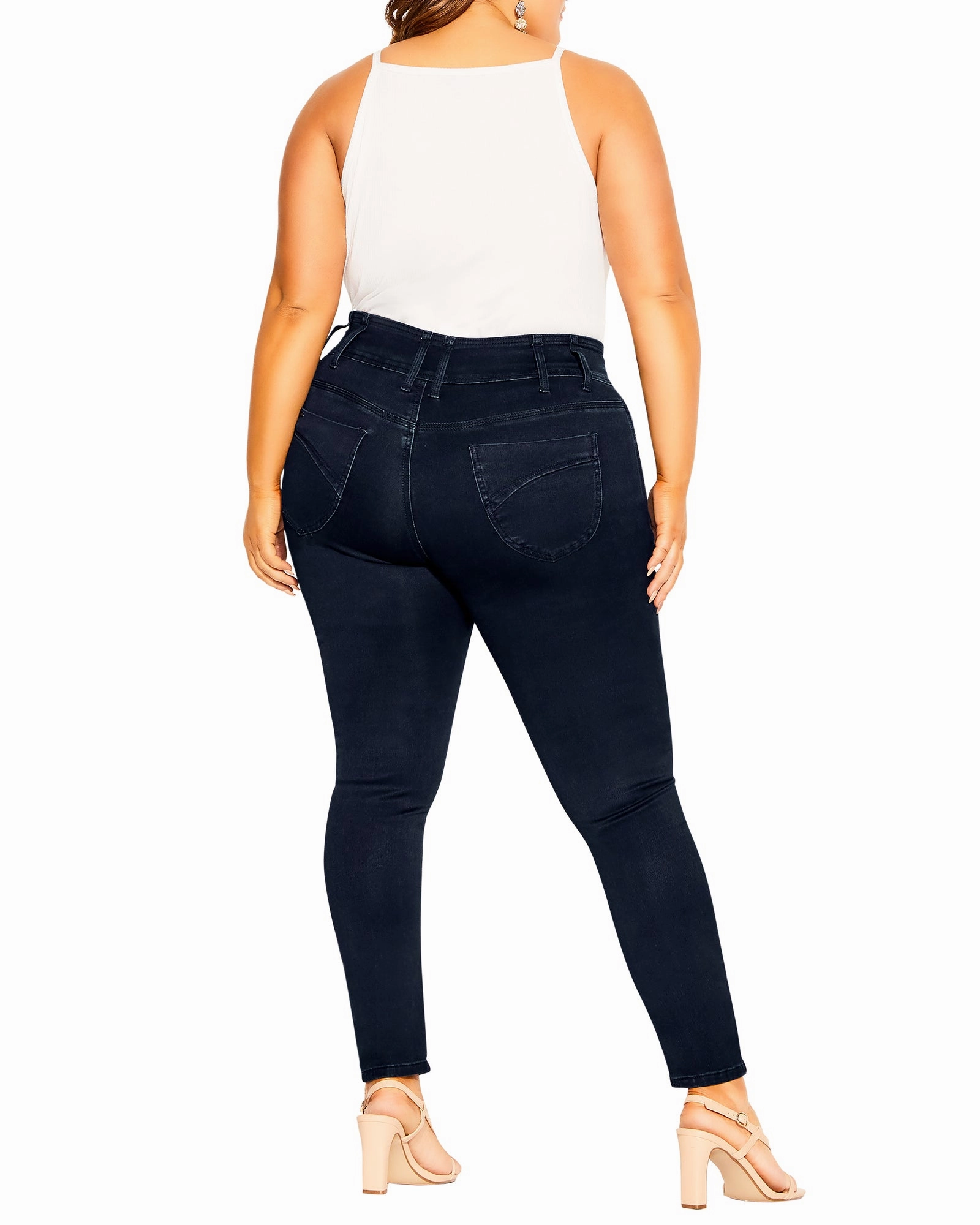 Hypoallergenic Material Composition Harley Edgy Dark Wash Skinny Jean | Dark Wash