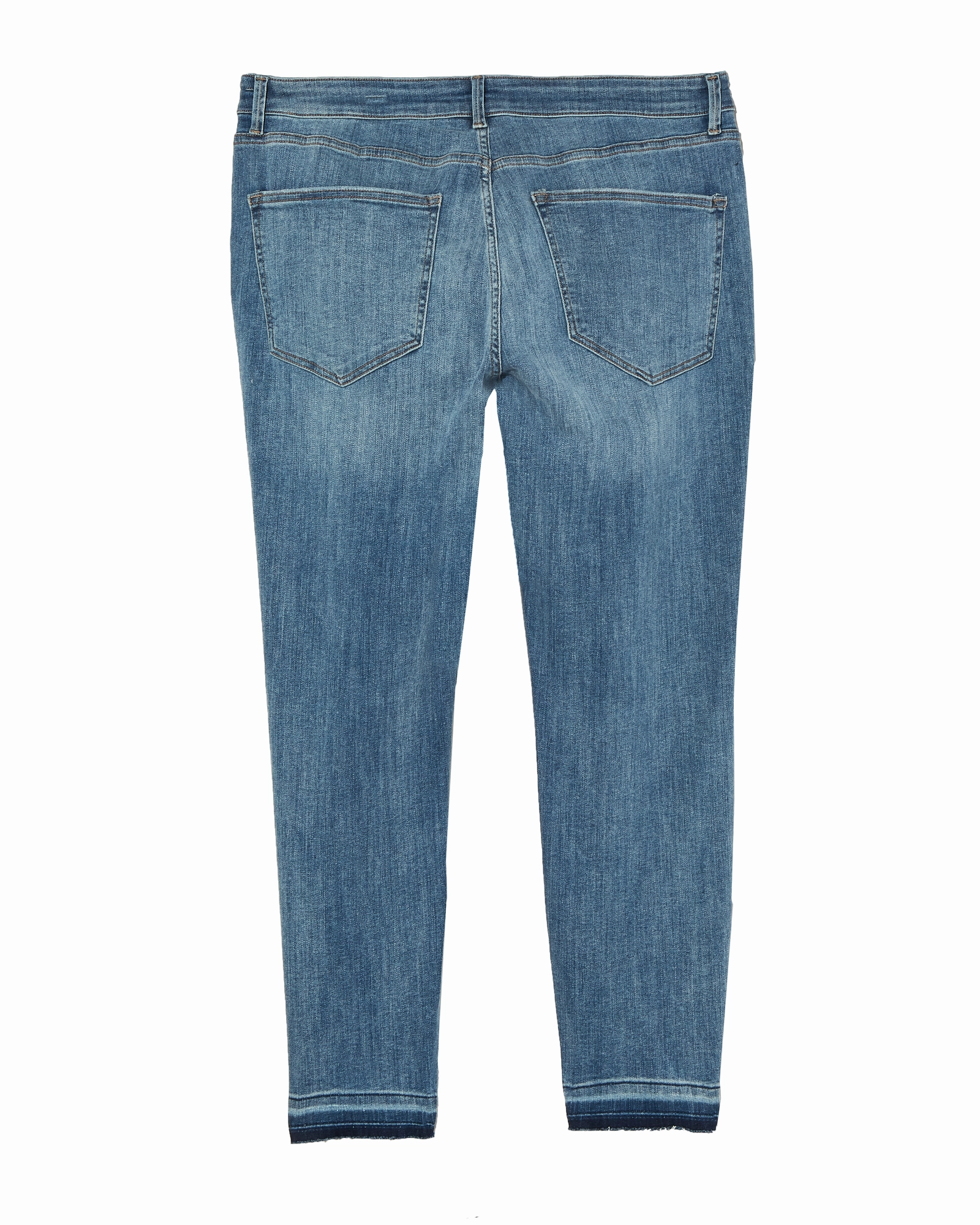 Orchard Released Hem Skinny Jean | Light Wash Quick Dry Weave Technology