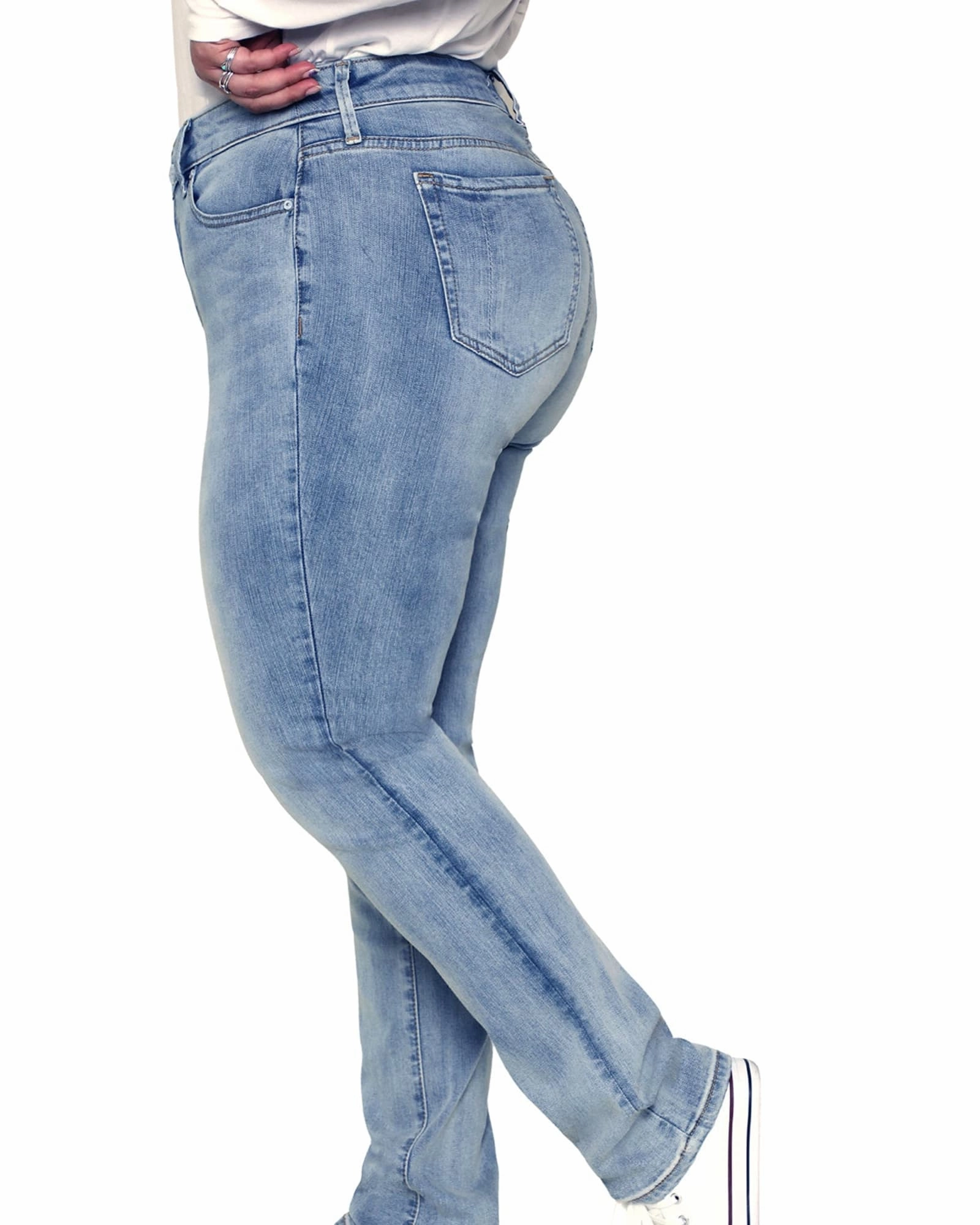 Minimal Shrinkage Fabric High Rise Straight - Reign | REIGN