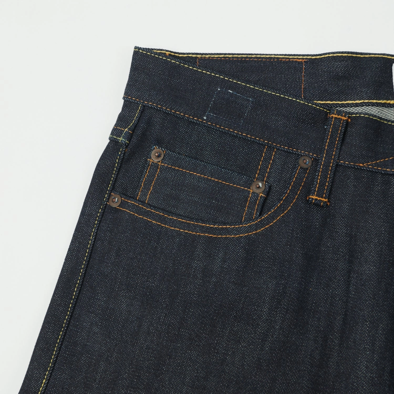 Light Stretch Beach Day Minimalist Style Youth Style Tellason Sheffield 16.5oz Loose Straight Jean - Cone Mills