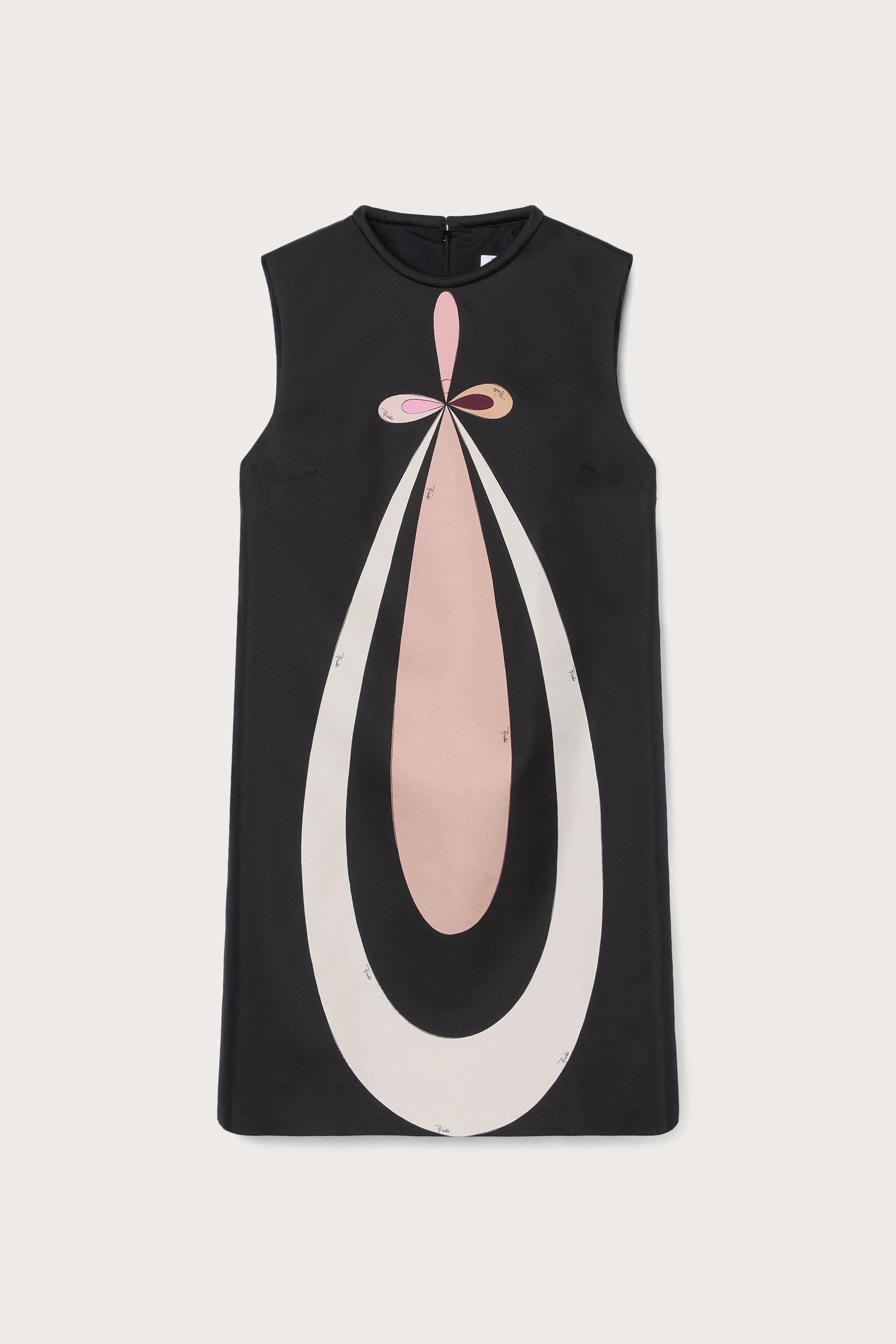 Maddalena Print Silk Mini Dress Body Ease Fit for All Seasons