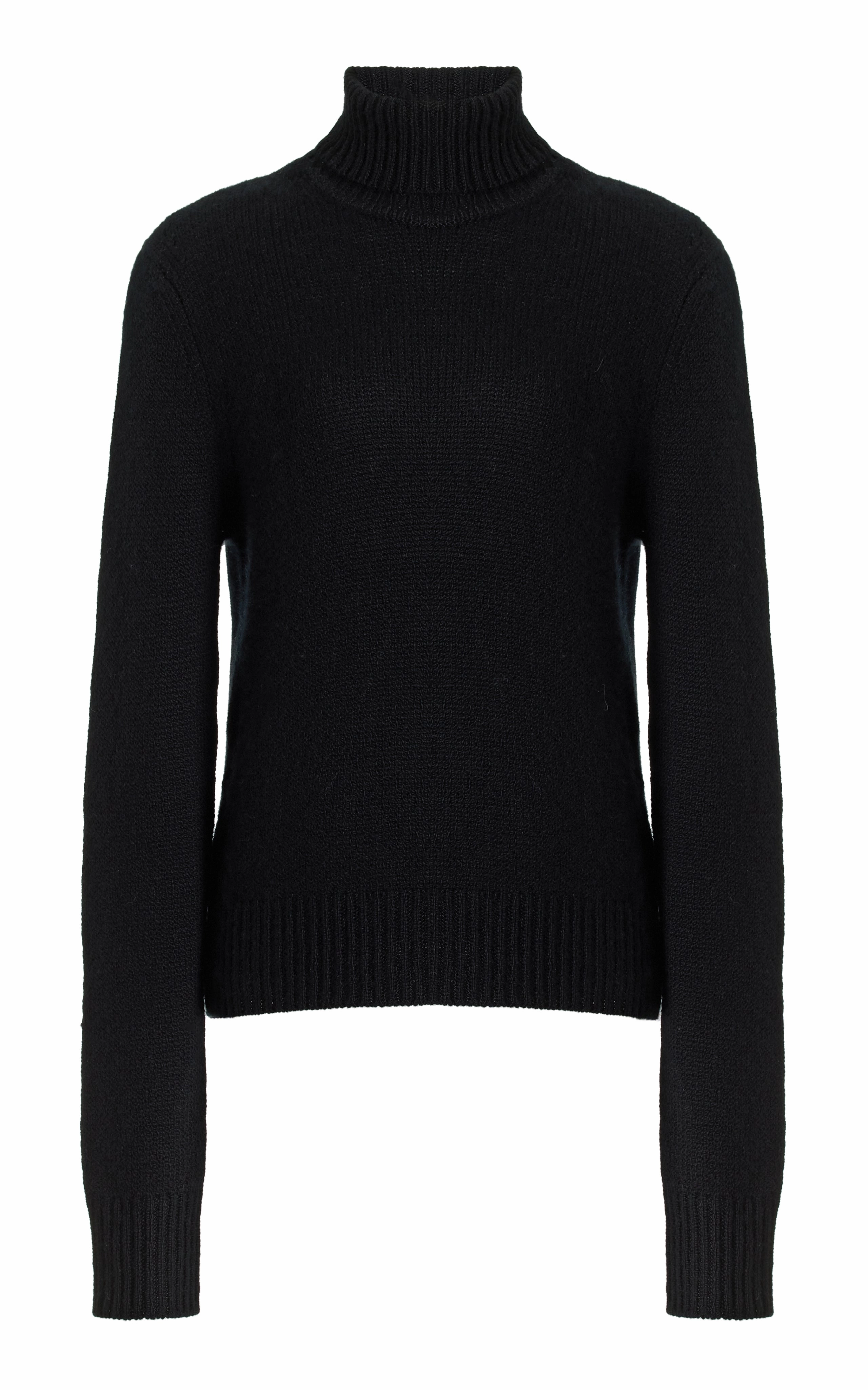 Madden Knit Turtleneck Sweater in Black Cashmere Daily Layers