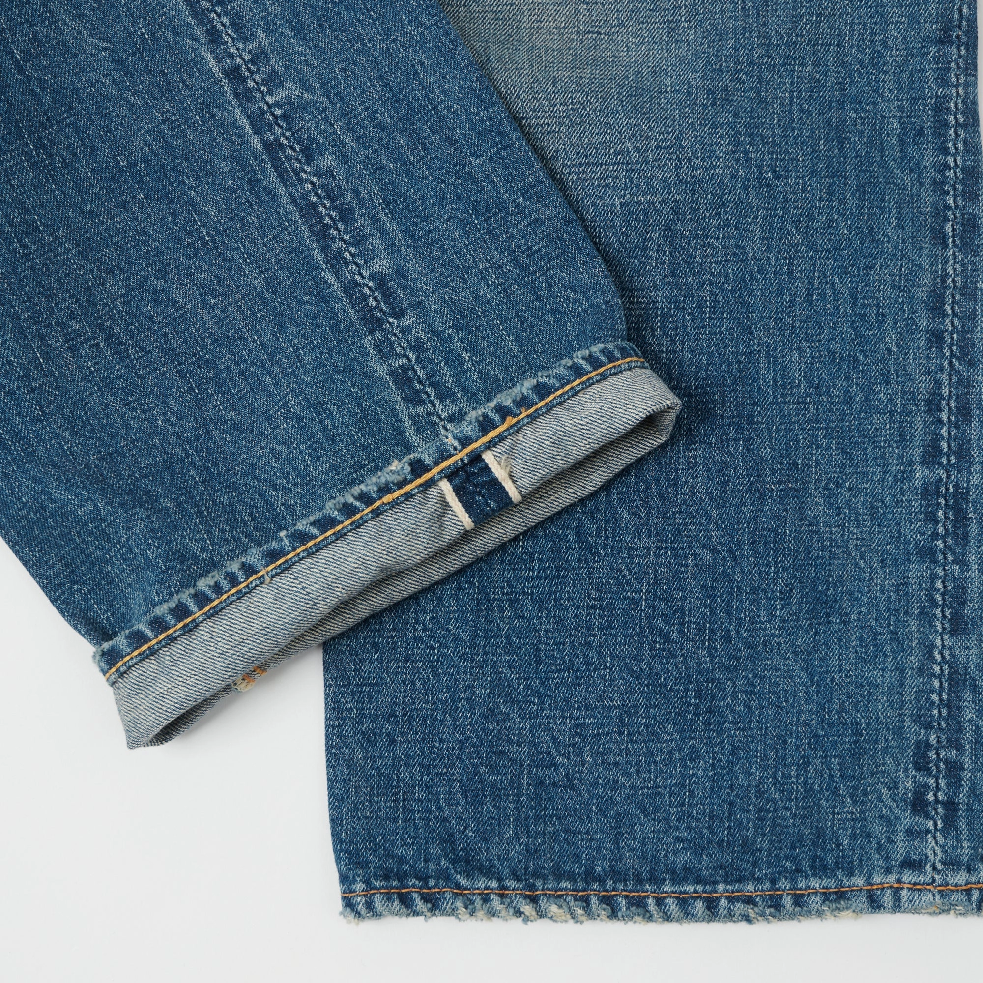 Full Count 0105 13.75oz Wide Straight Jean - 'Dartford' Wash Sleek Silhouette