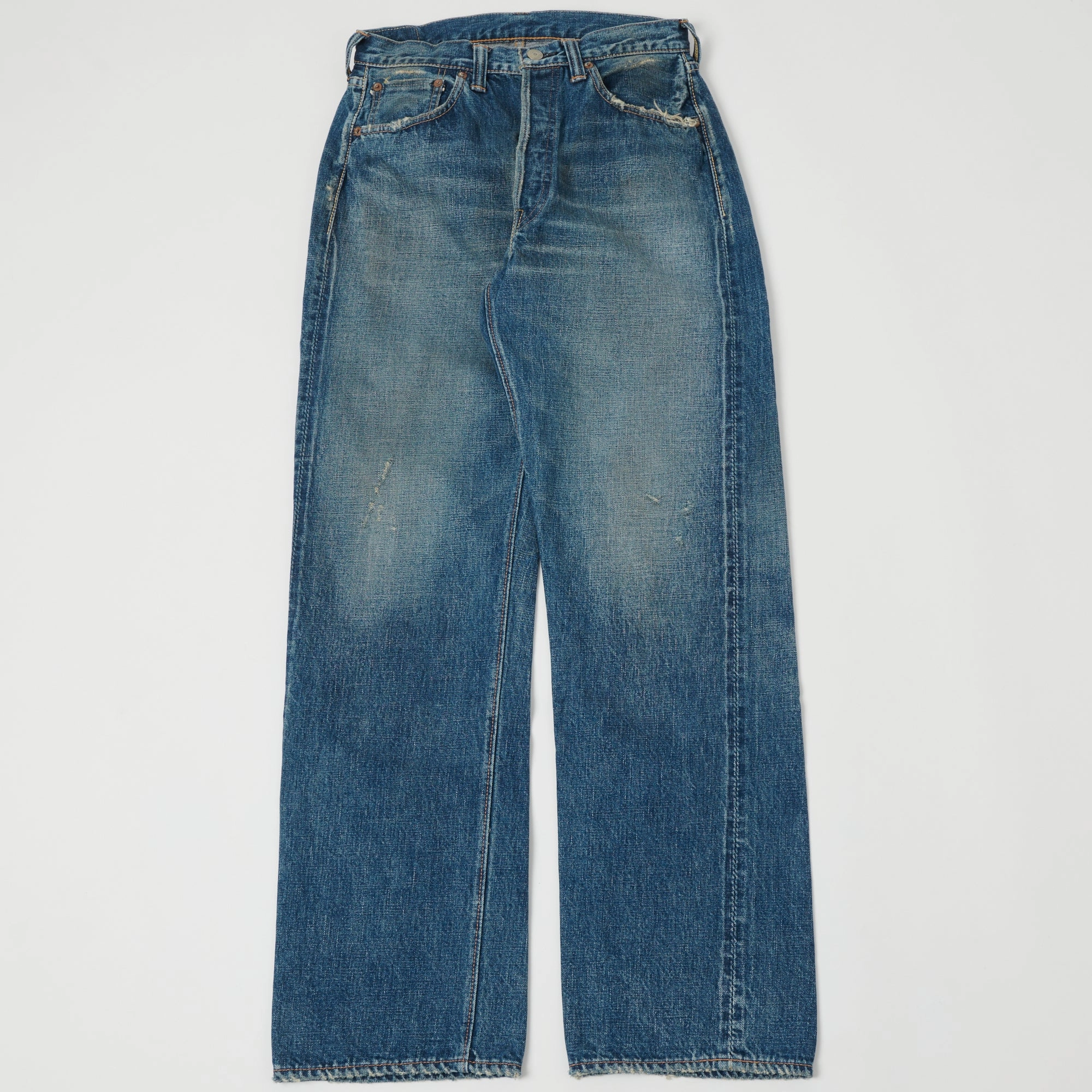 City Walk Weekend Warrior Full Count 0105 13.75oz Wide Straight Jean - 'Dartford' Wash