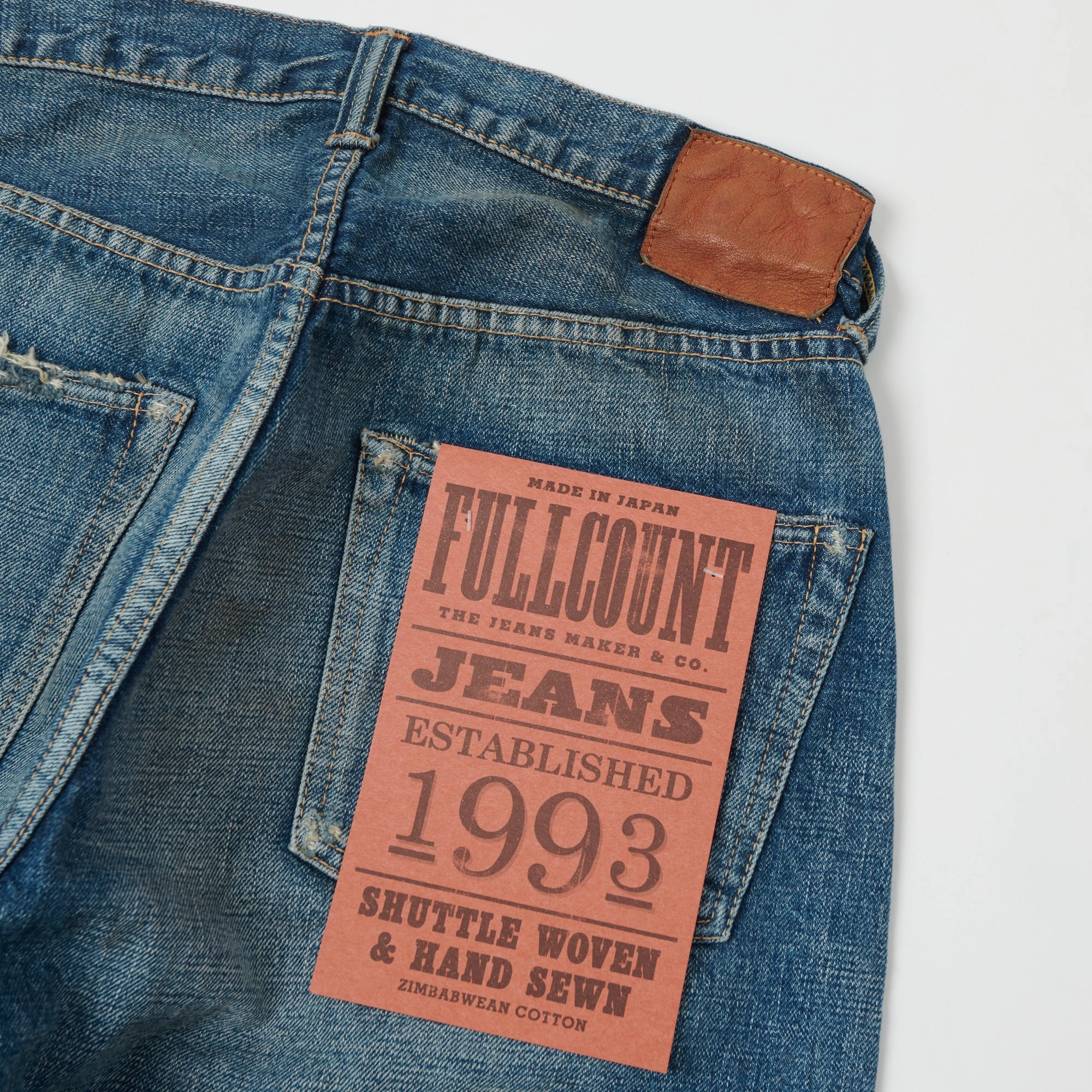 Earthy Soft Sunny Vibes Rainy Day Shopping Day Full Count 0105 13.75oz Wide Straight Jean - 'Dartford' Wash