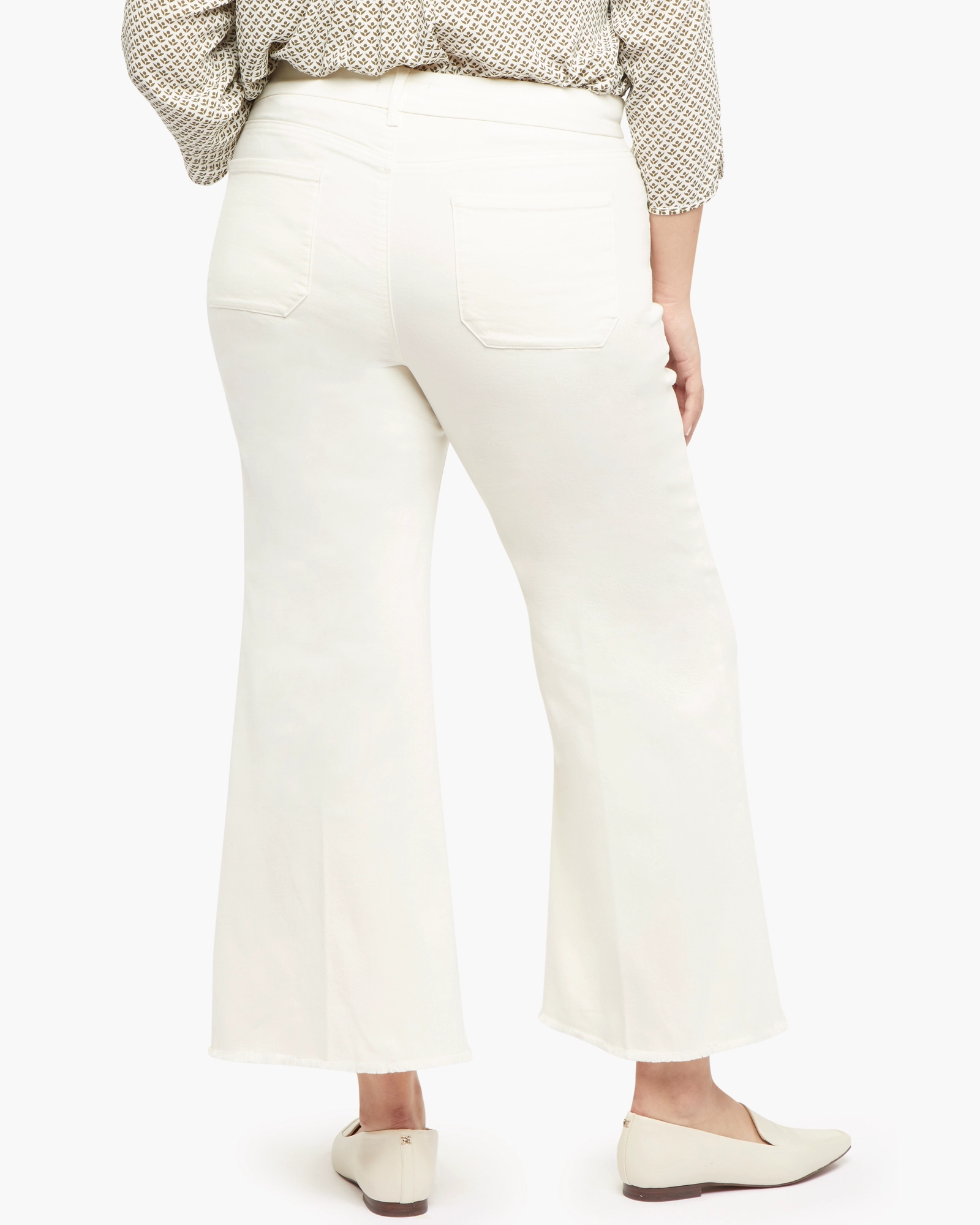 Major Flare Ankle Jean | Vanilla Low Maintenance Denim Effortless Look