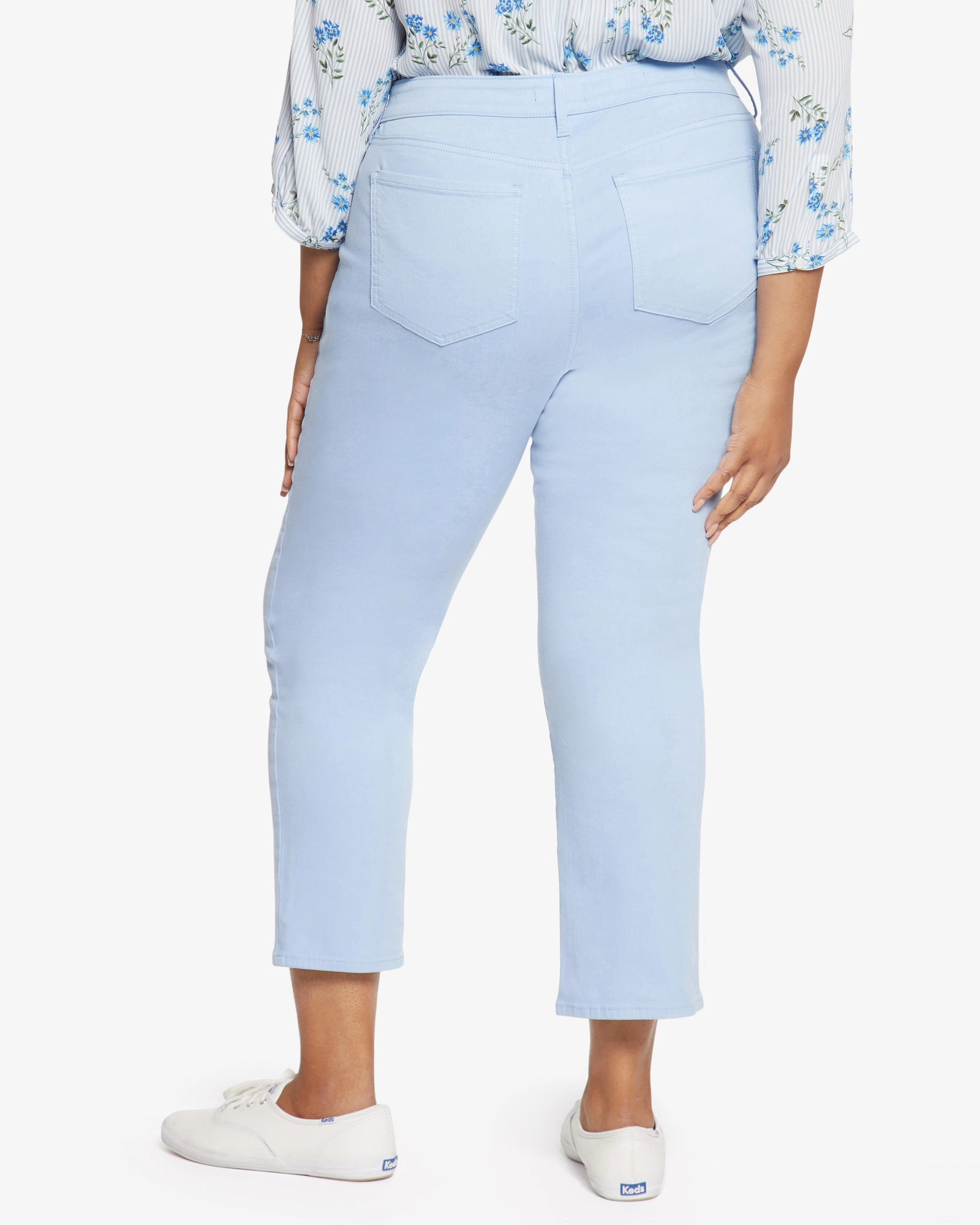 Marilyn Straight Ankle Jean | Pink Peony Everyday Ready