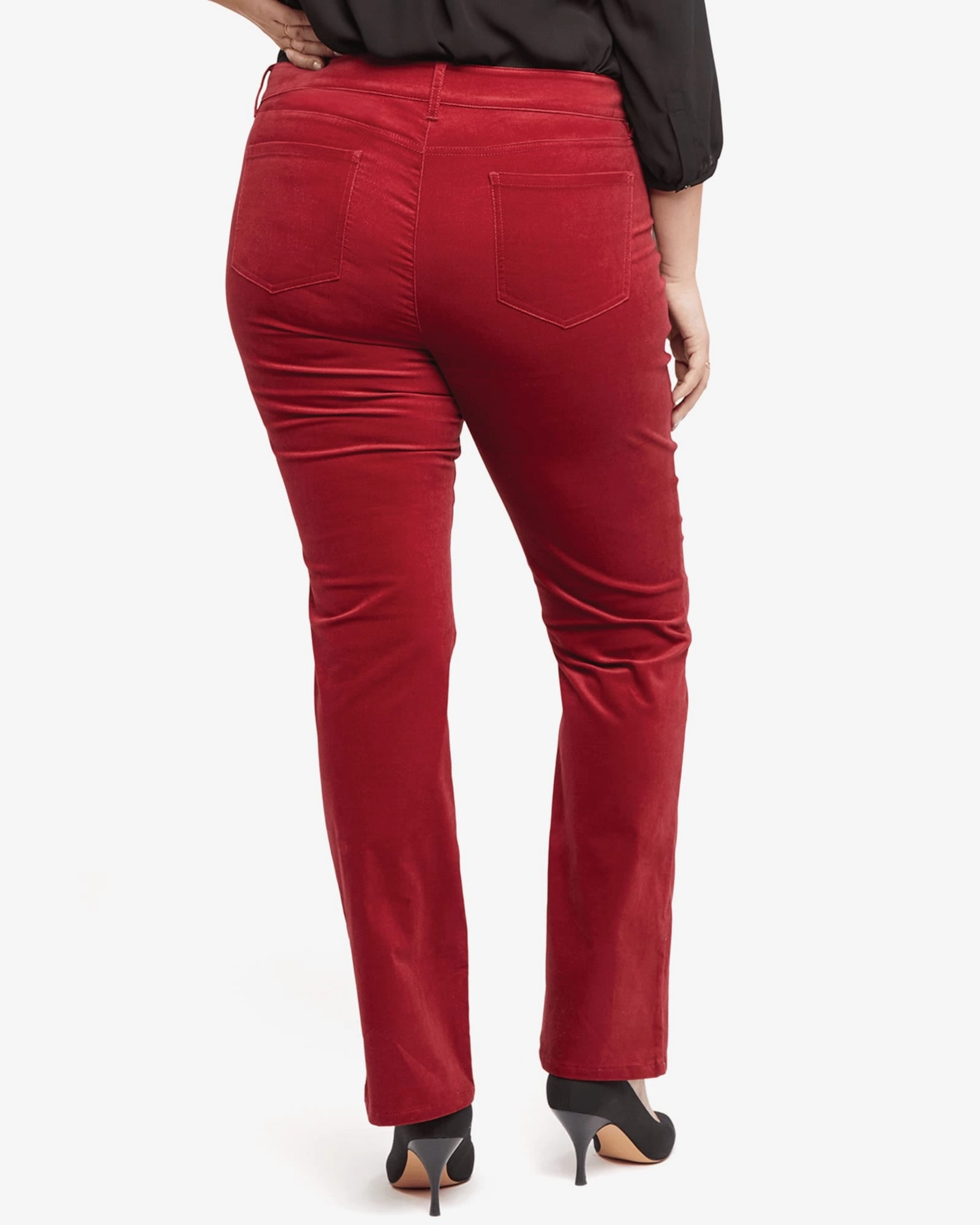 Marilyn Straight Jean | Boysenberry Subtle Texture