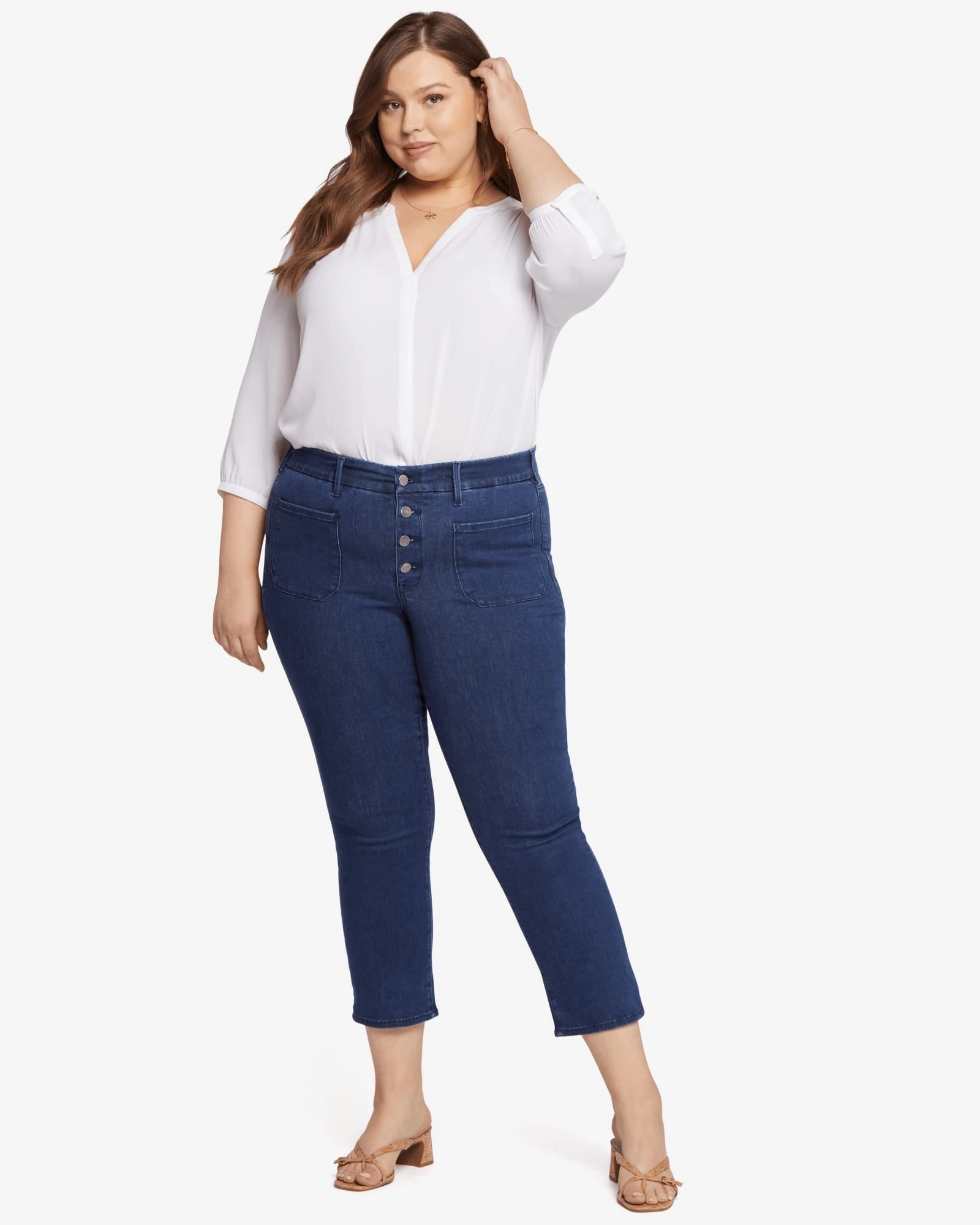Marilyn Stretch Straight Leg Pant | Genesis clean look Spring Mood Bold Look